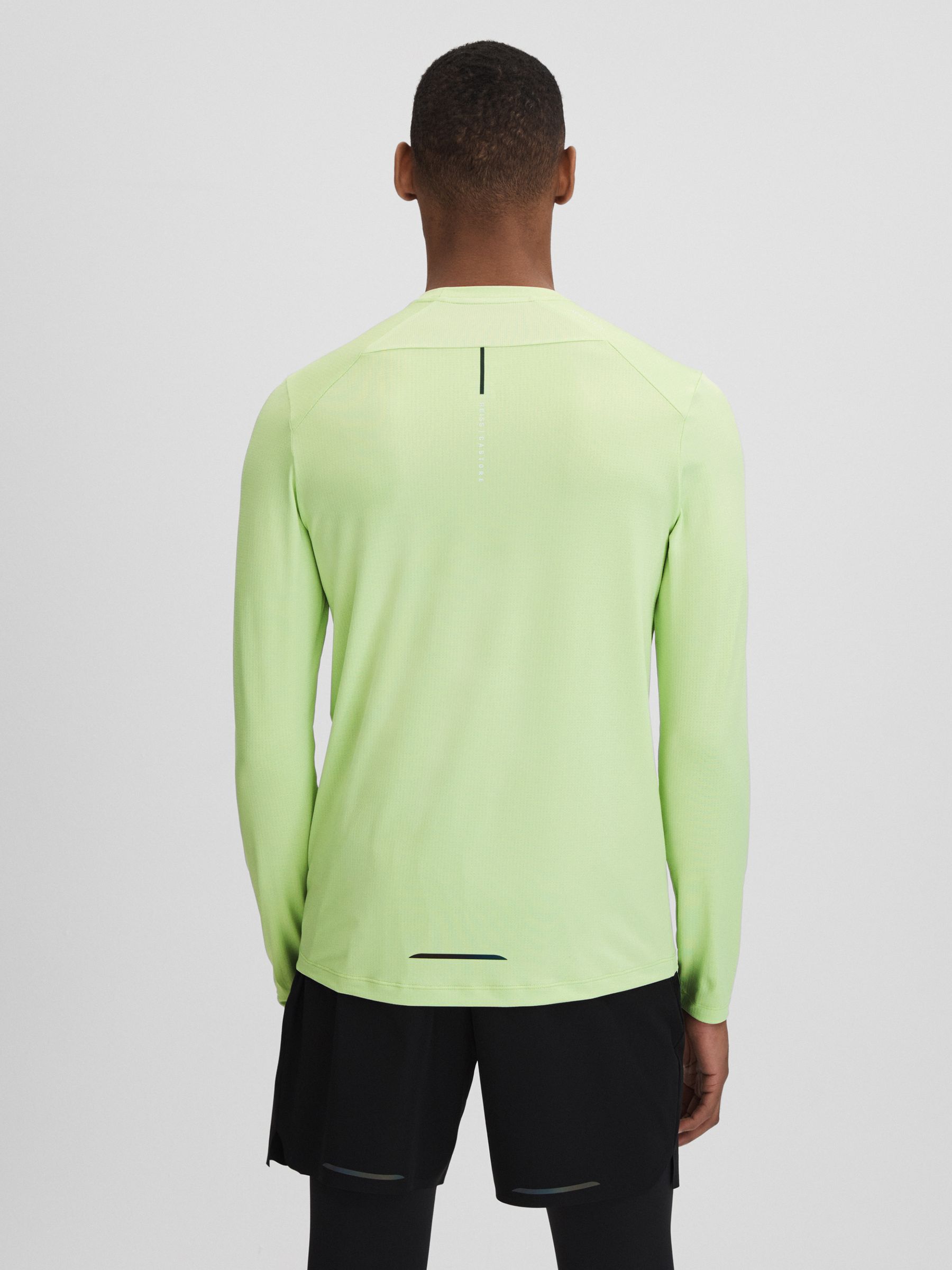 Castore Performance Long Sleeve Top in Iced Citrus Yellow - Image 5 of 9