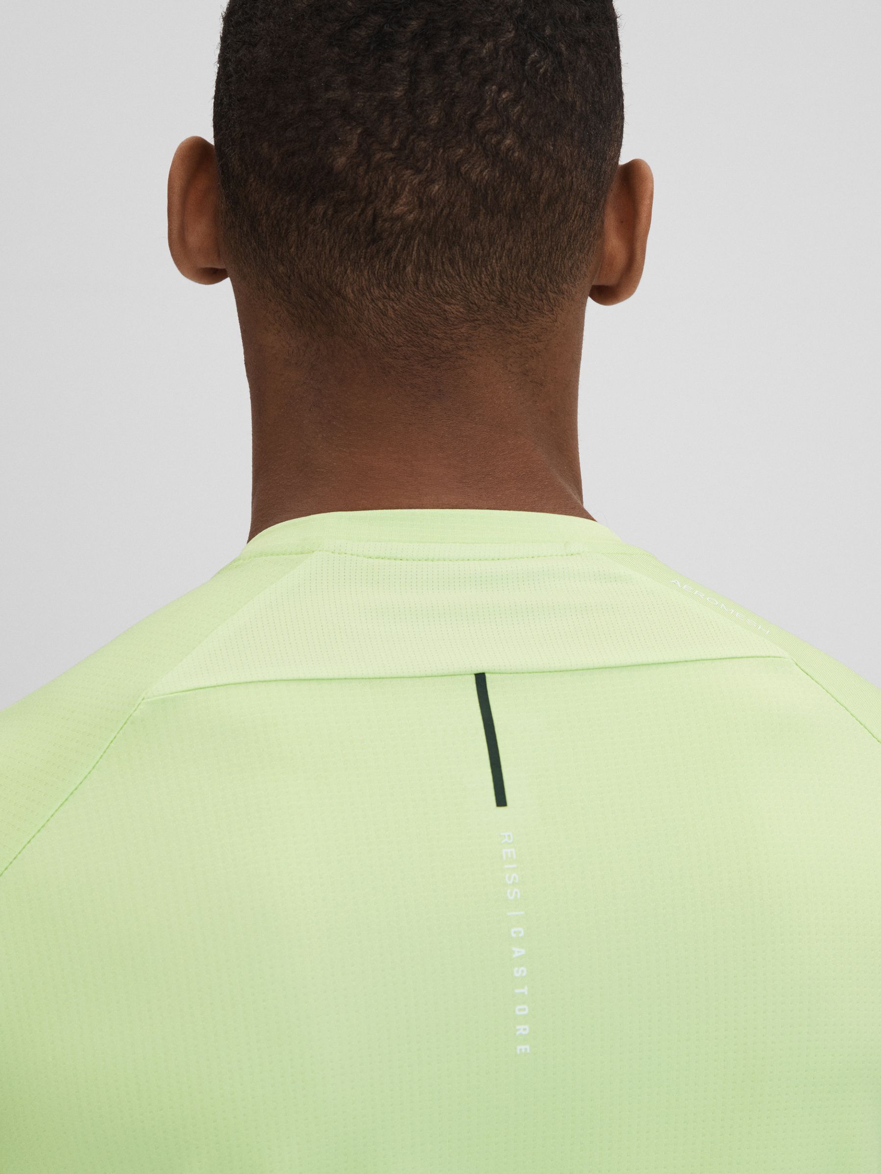 Castore Performance Long Sleeve Top in Iced Citrus Yellow - Image 6 of 9