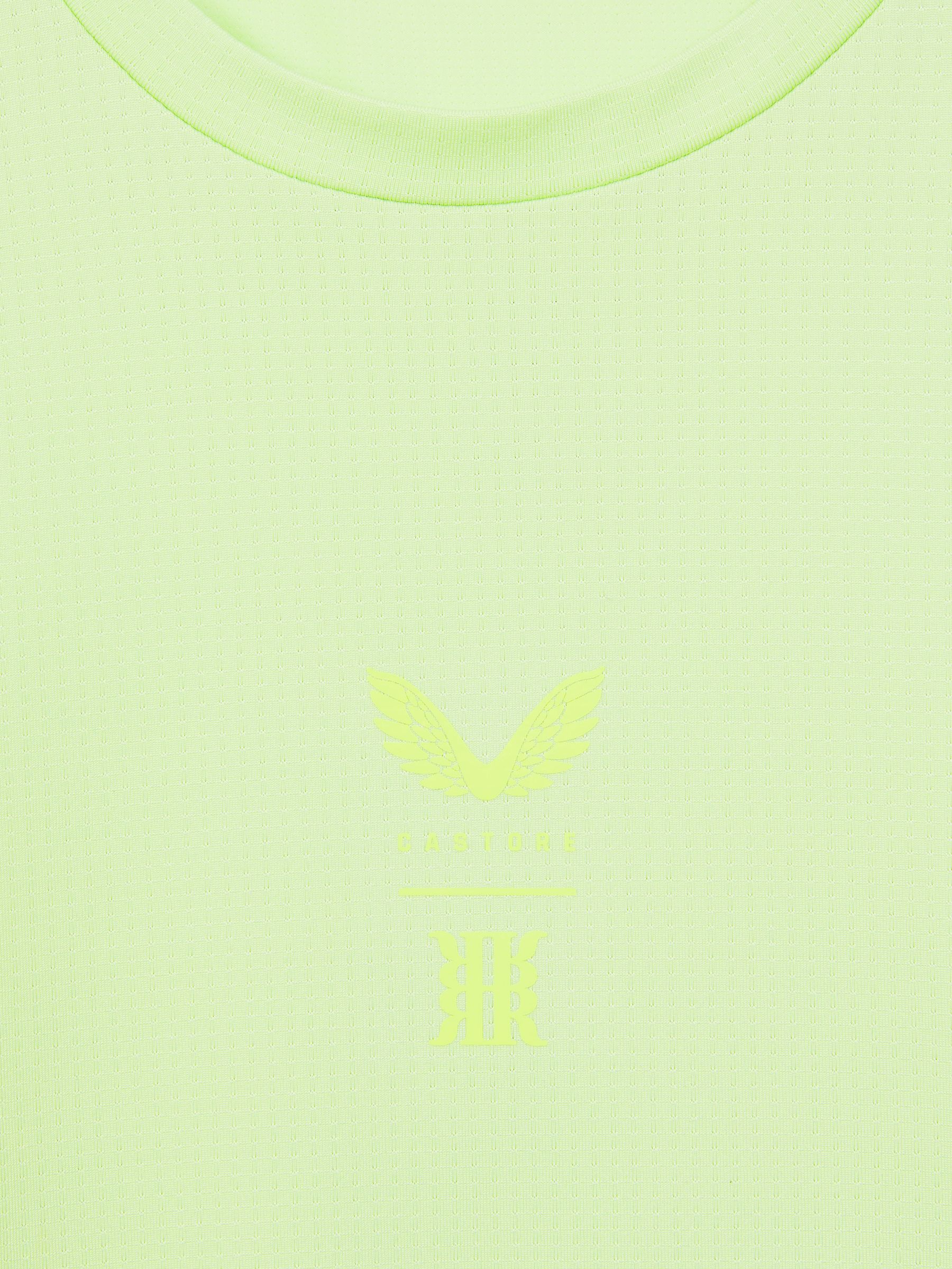 Castore Performance Long Sleeve Top in Iced Citrus Yellow - Image 9 of 9