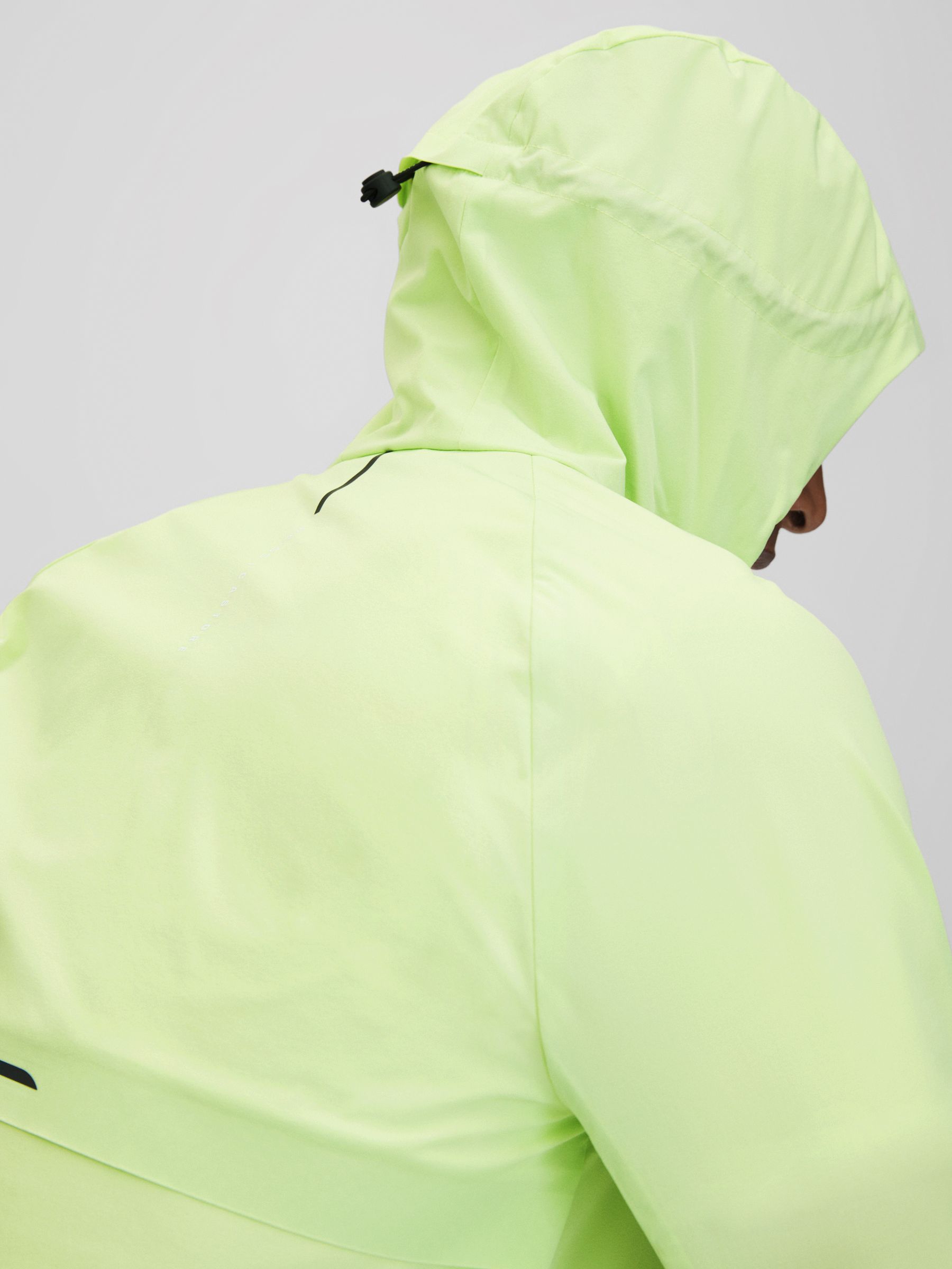 Castore Water Repellent Running Jacket in Iced Citrus Yellow - Image 6 of 9