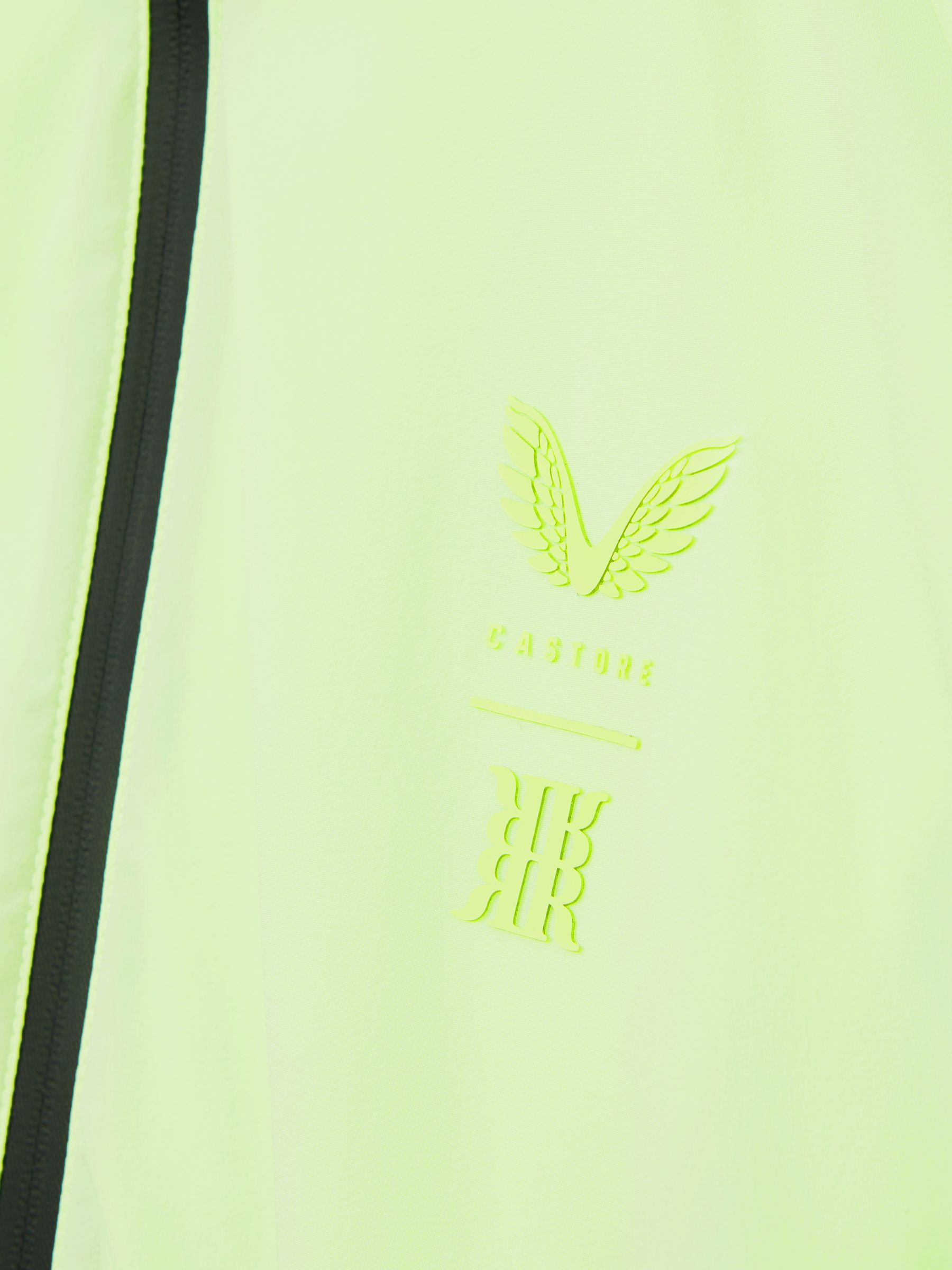 Castore Water Repellent Running Jacket in Iced Citrus Yellow - Image 9 of 9