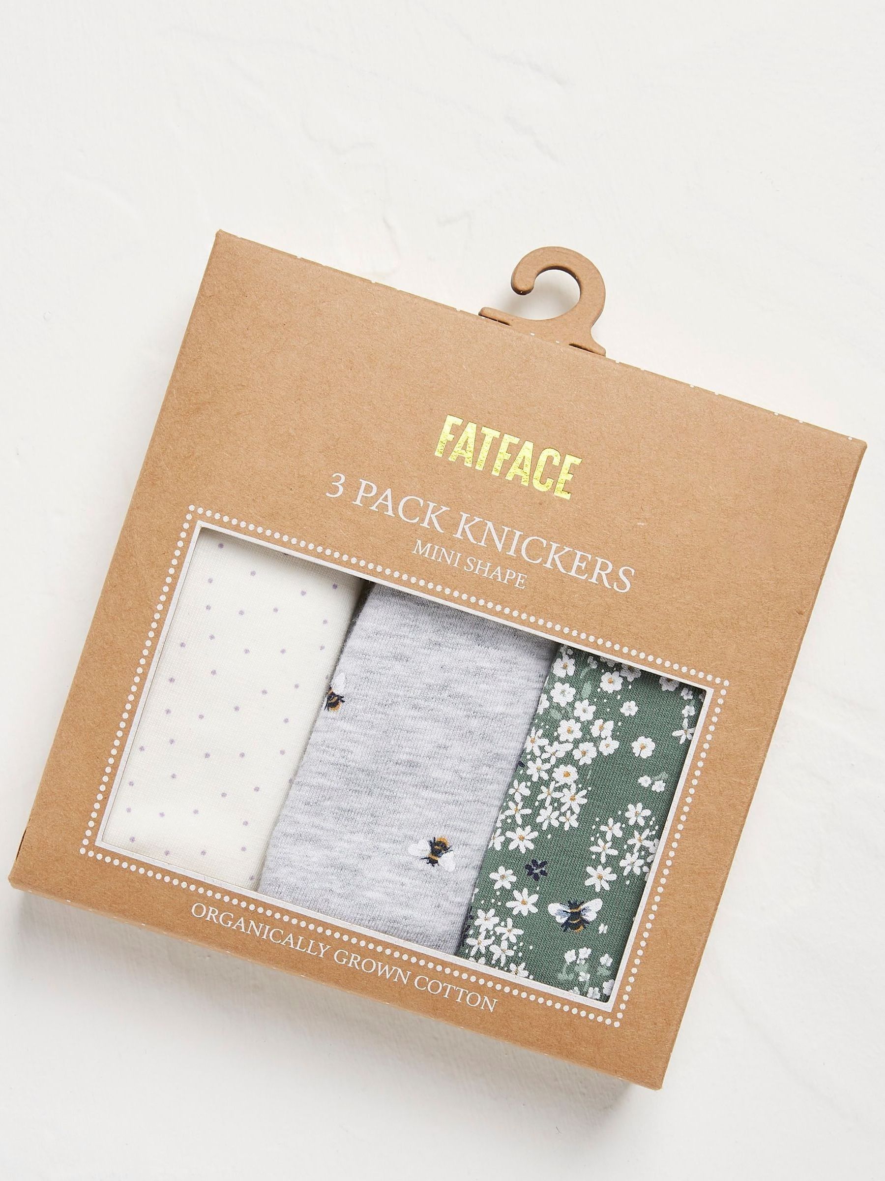 Mini Yellow Bee Knickers 3 Pack - Image 2 of 2