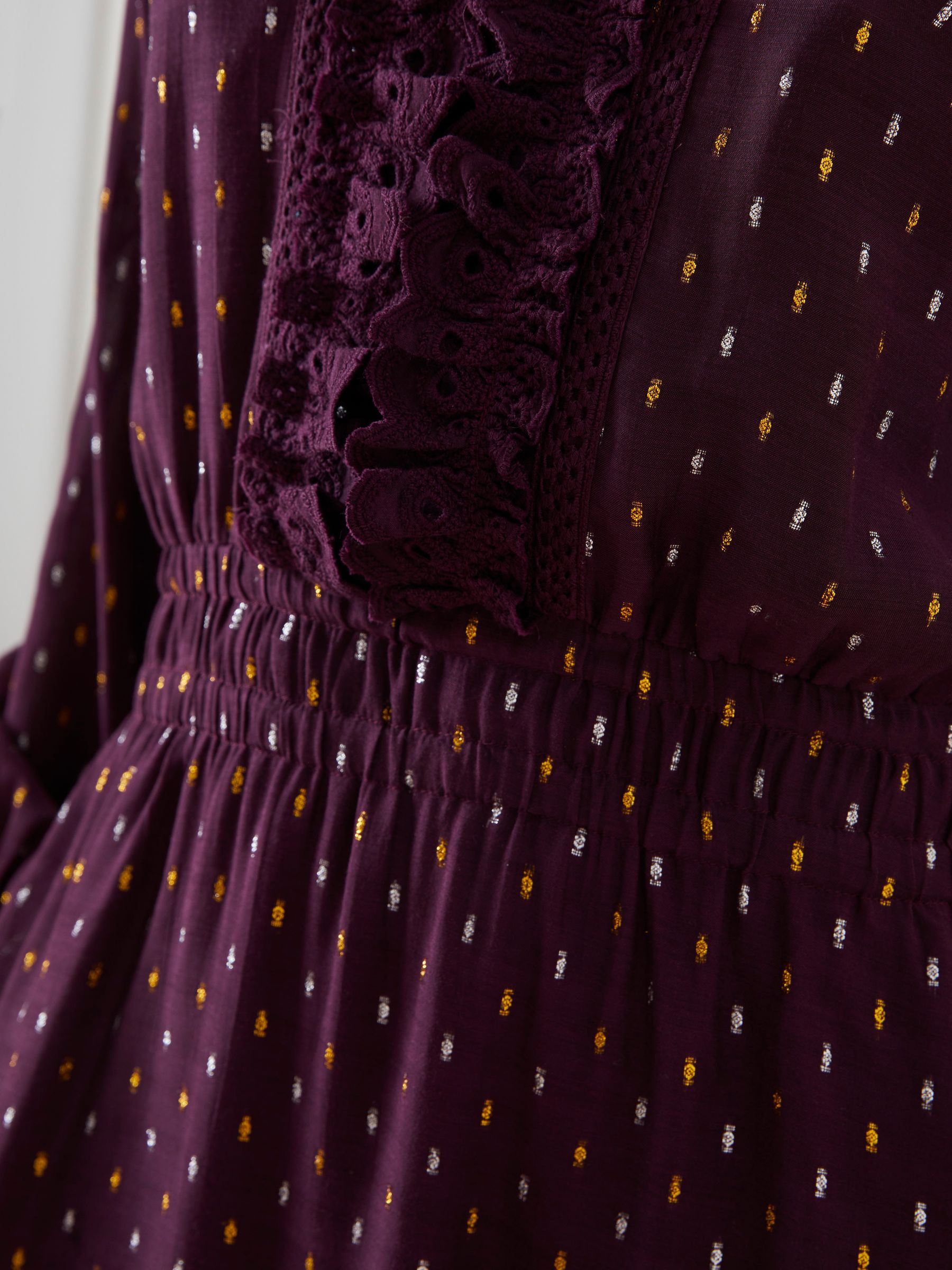 Purple Belle Metallic Dress - Image 5 of 5