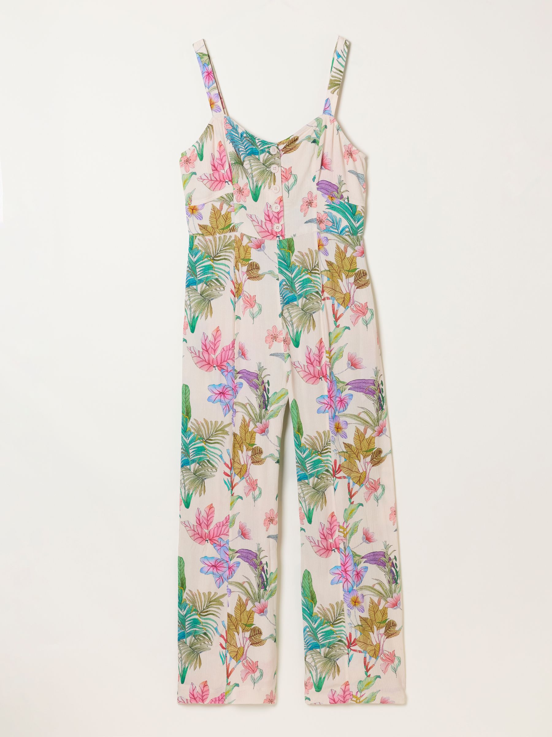 Rosa Ivory Tropical Petite Jumpsuit - Image 6 of 6 Rosa Ivory Tropical Petite Jumpsuit - Image 6 of 6