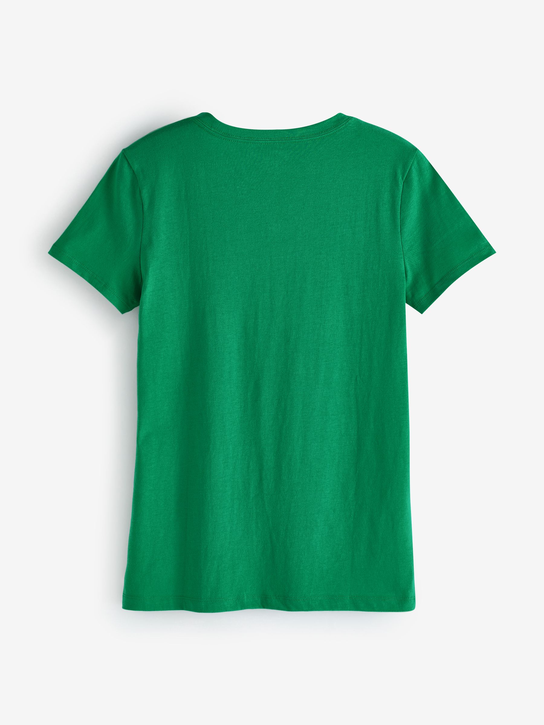 Green Logo Cotton Logo Short Sleeve Crew Neck T-Shirt - Image 2 of 3