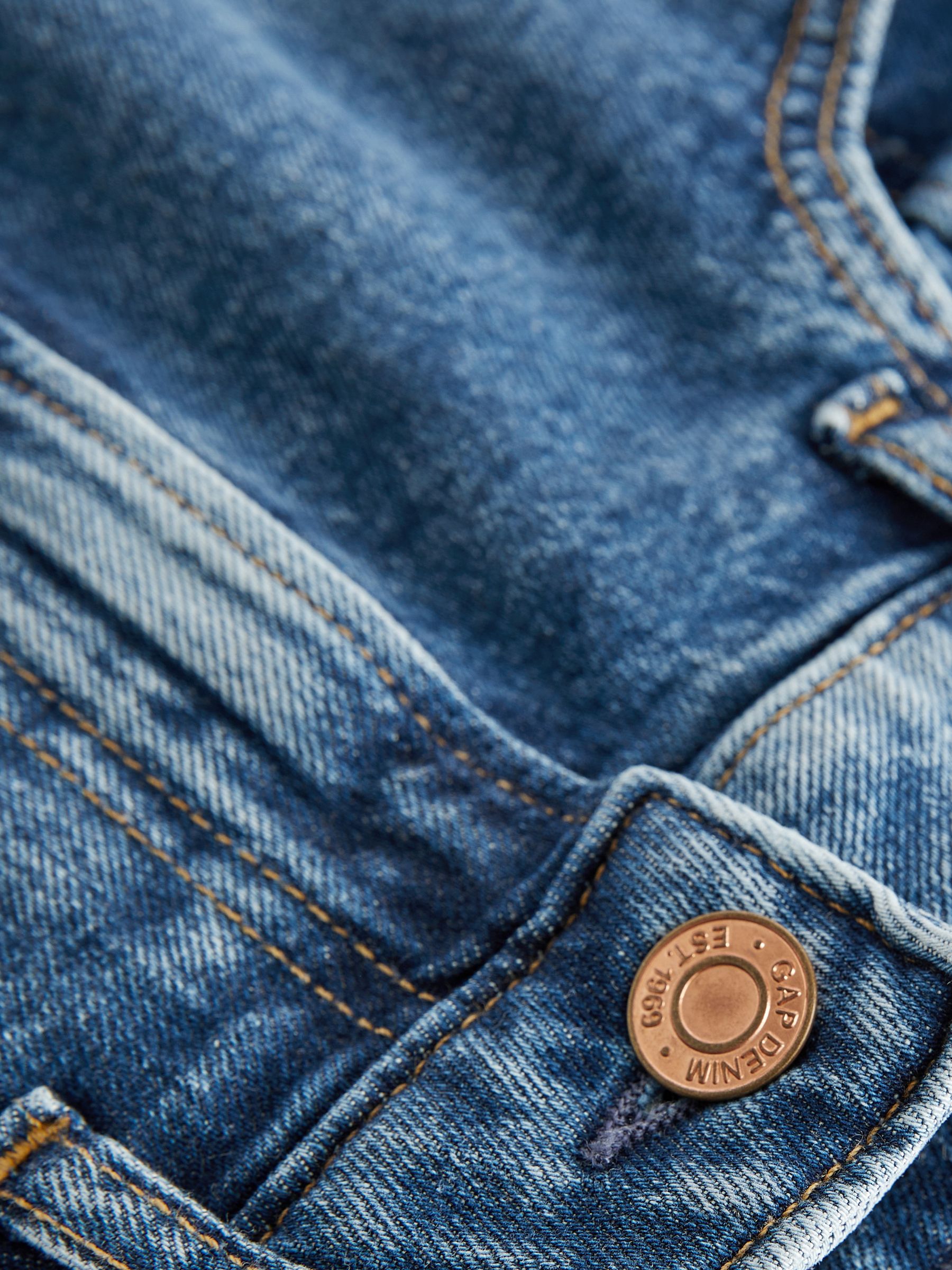 Blue Cargo Denim Maxi Skirt - Image 6 of 8