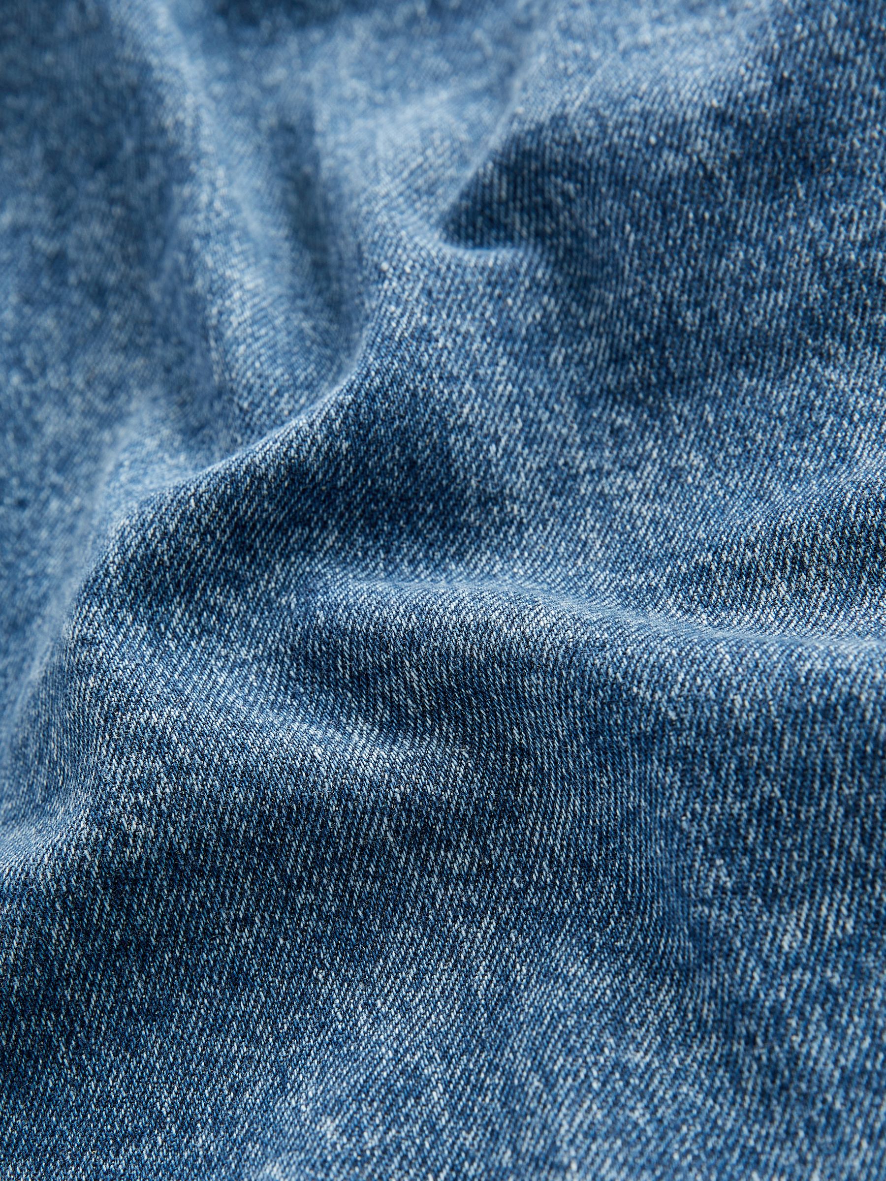 Blue Cargo Denim Maxi Skirt - Image 7 of 8