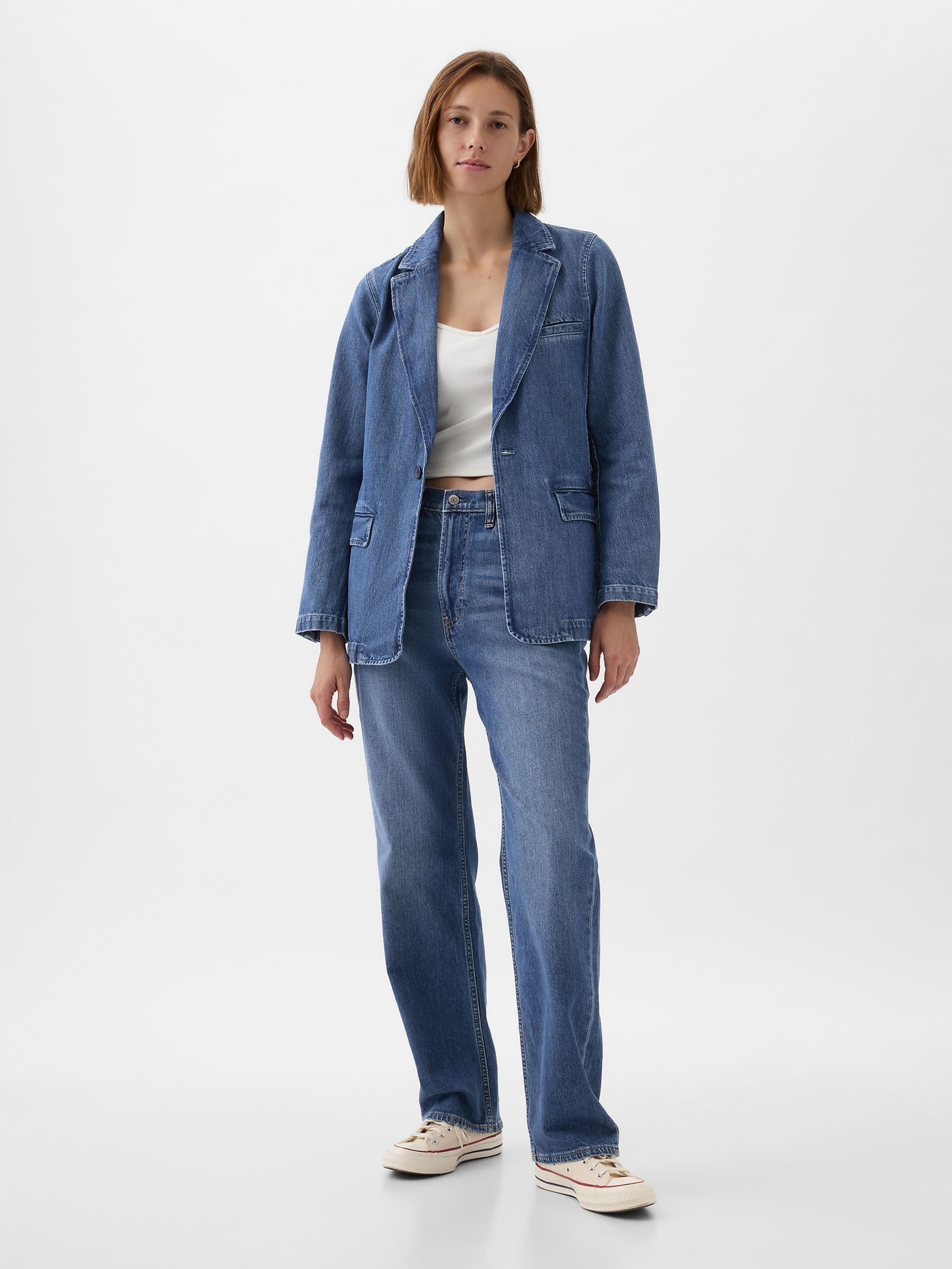 Blue Denim Blazer - Image 4 of 5
