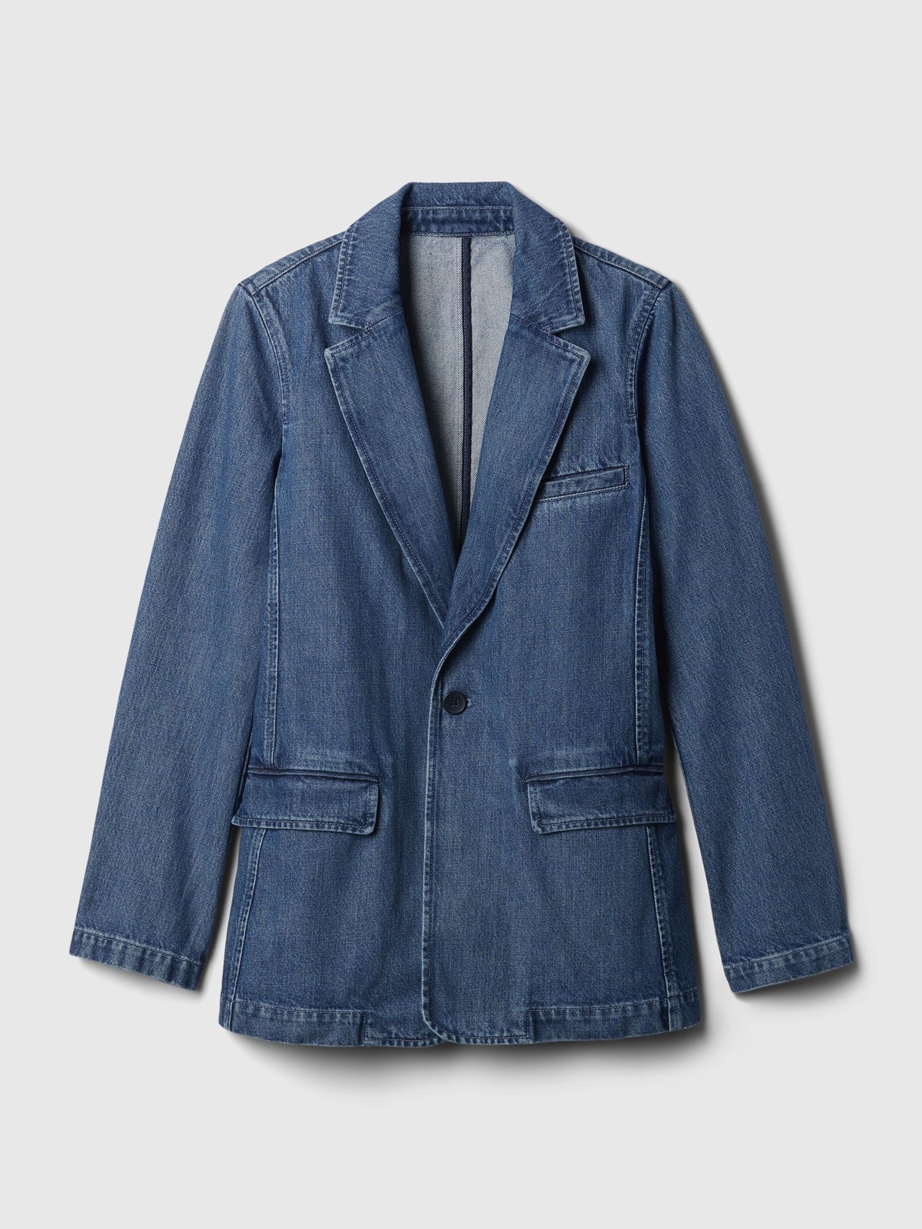 Blue Denim Blazer - Image 5 of 5