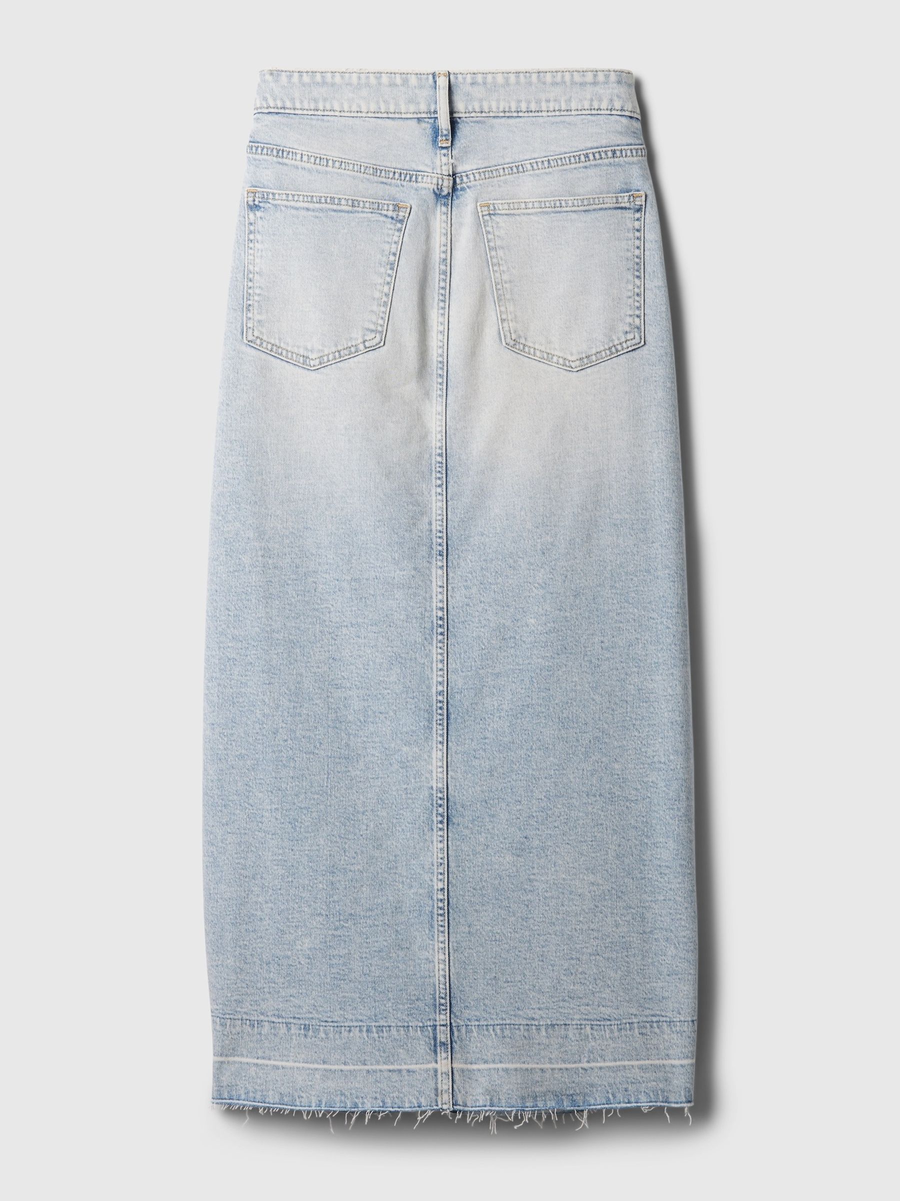 Blue Denim Maxi Skirt - Image 5 of 5