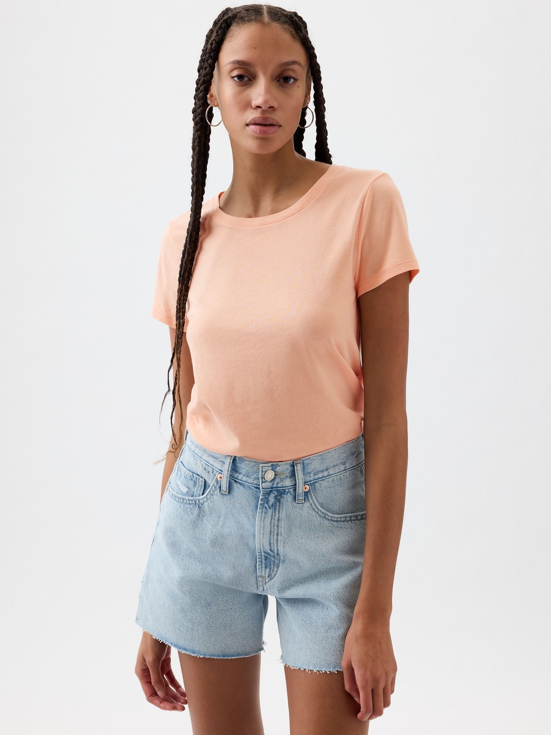 Orange Favourite Crew Neck Short Sleeve T-Shirt - Image 1 of 1