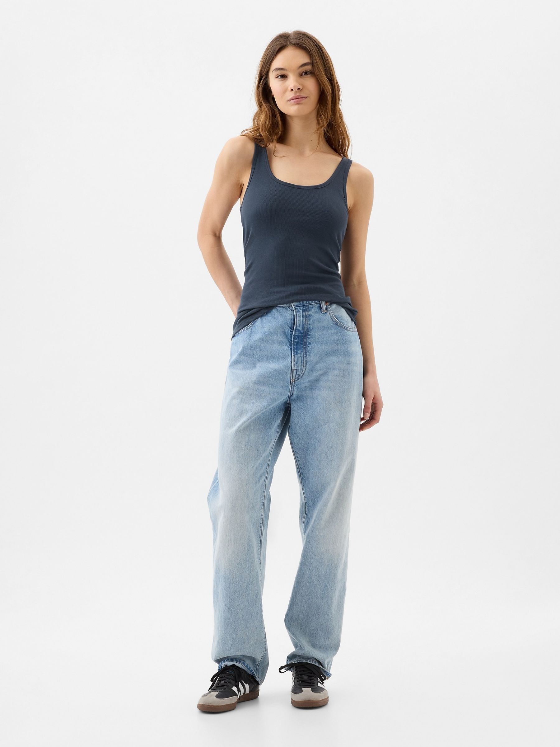 Blue Ribbed Support Vest - Image 3 of 4