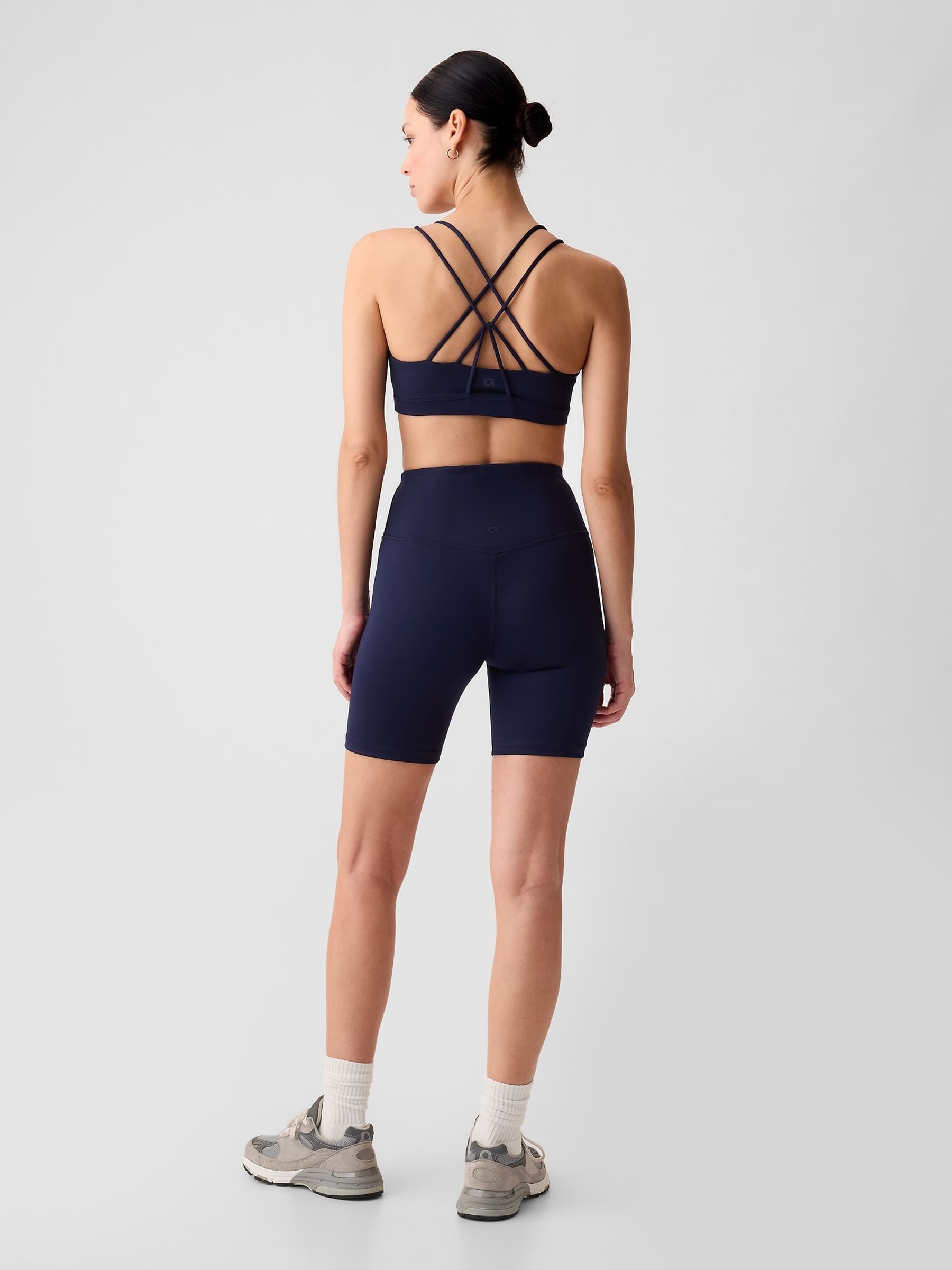 Blue Power Stretch Cycling Shorts - Image 2 of 4