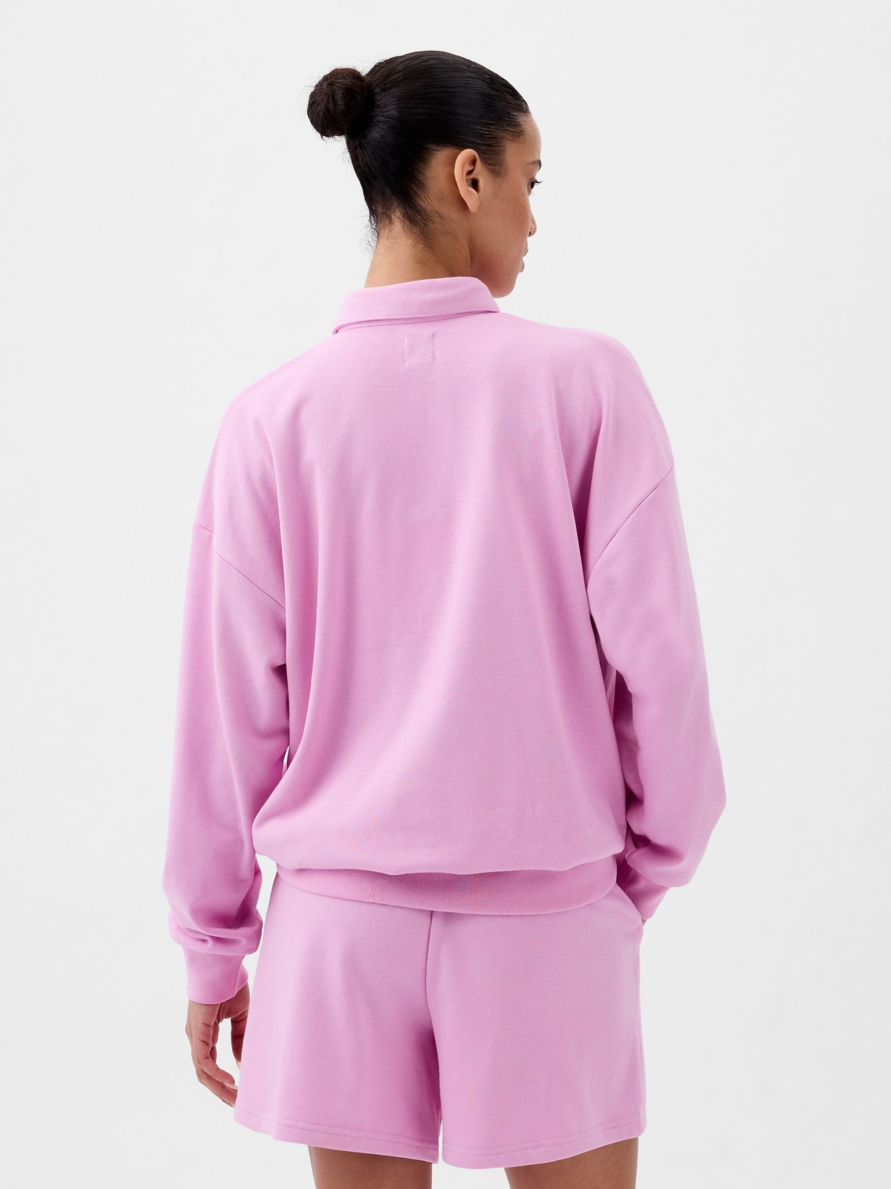 Pink Logo Polo Sweatshirt - Image 2 of 3