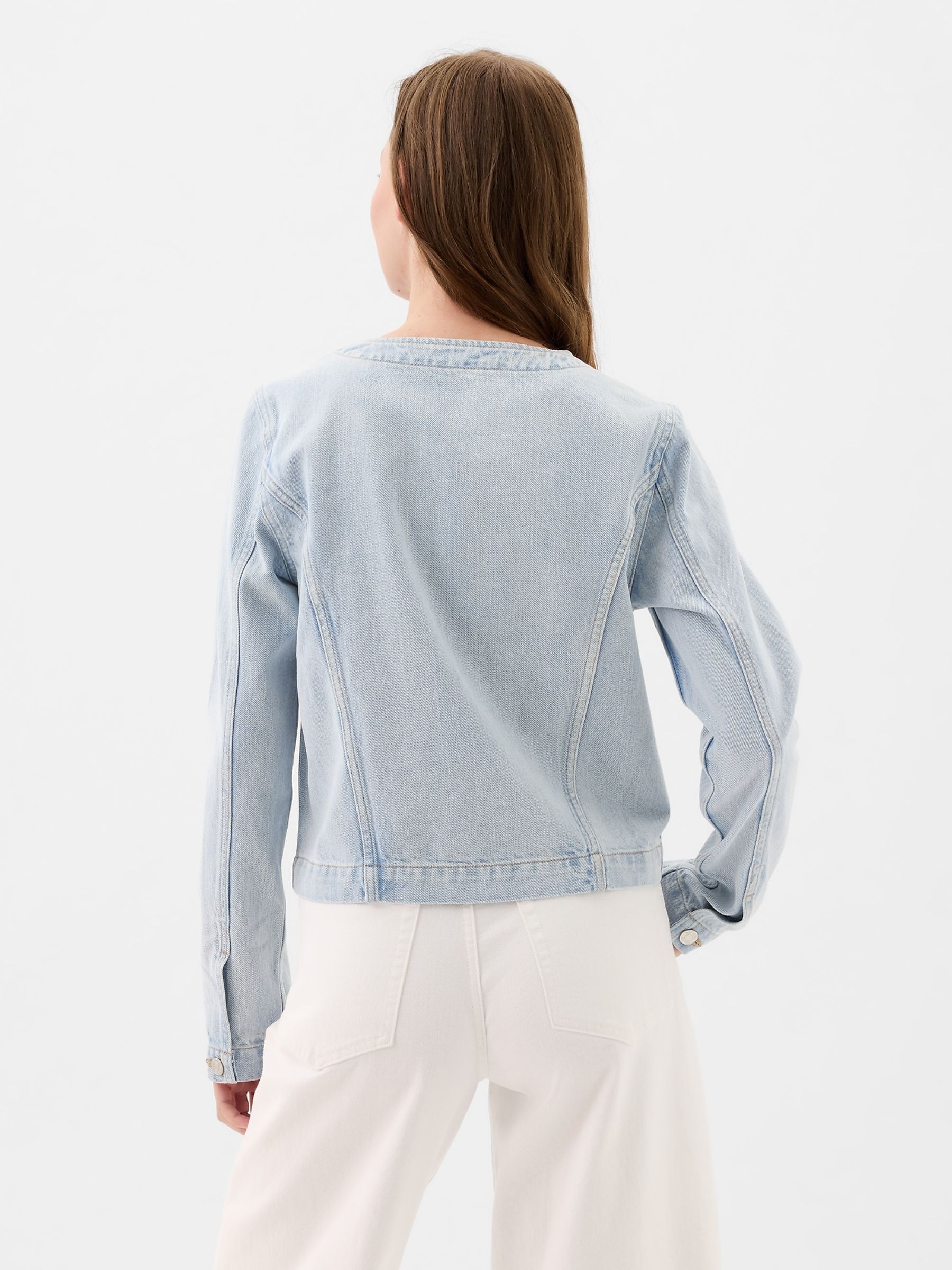 Blue Denim Jacket with Washwell - Image 2 of 3
