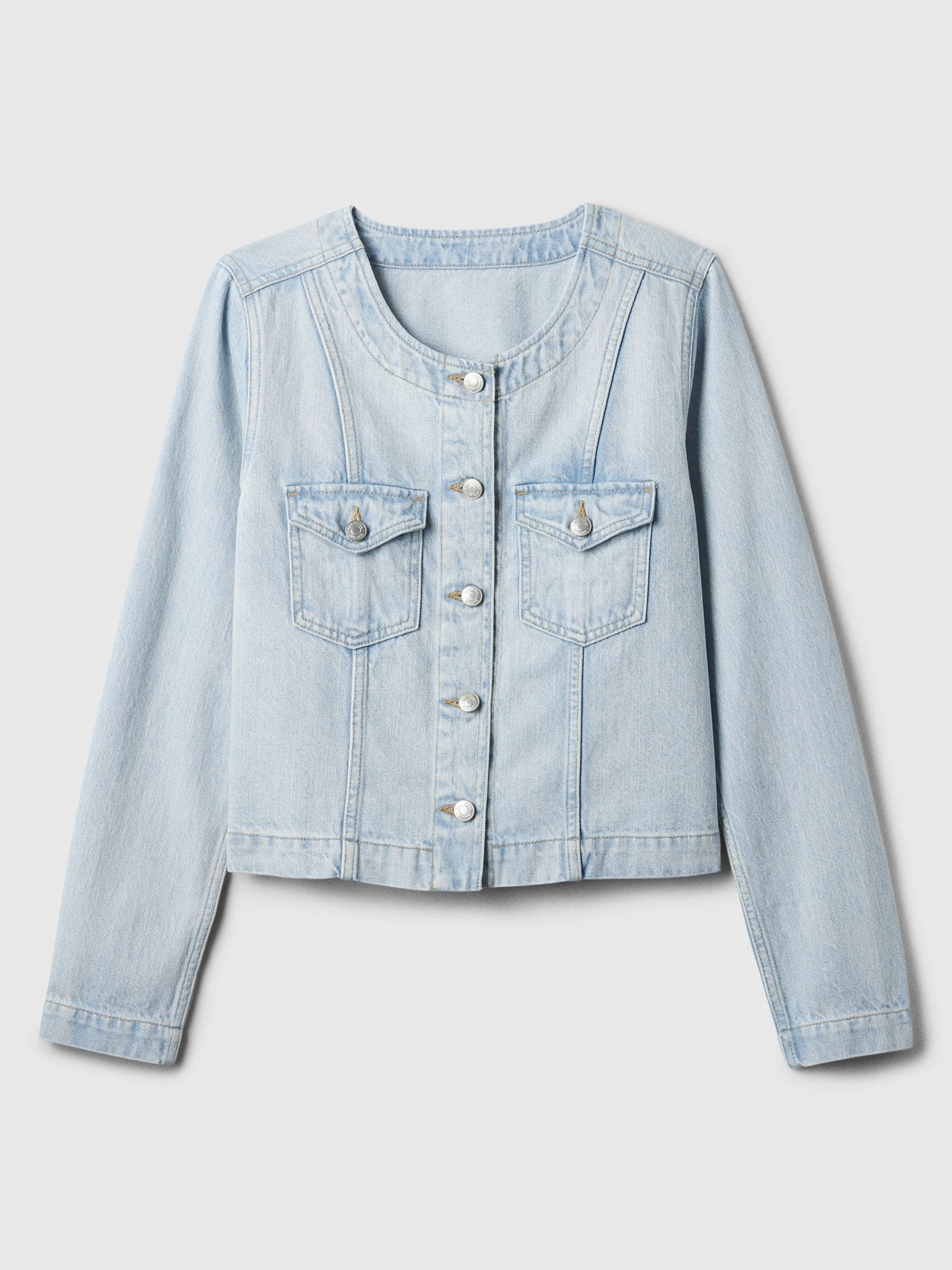 Blue Denim Jacket with Washwell - Image 3 of 3
