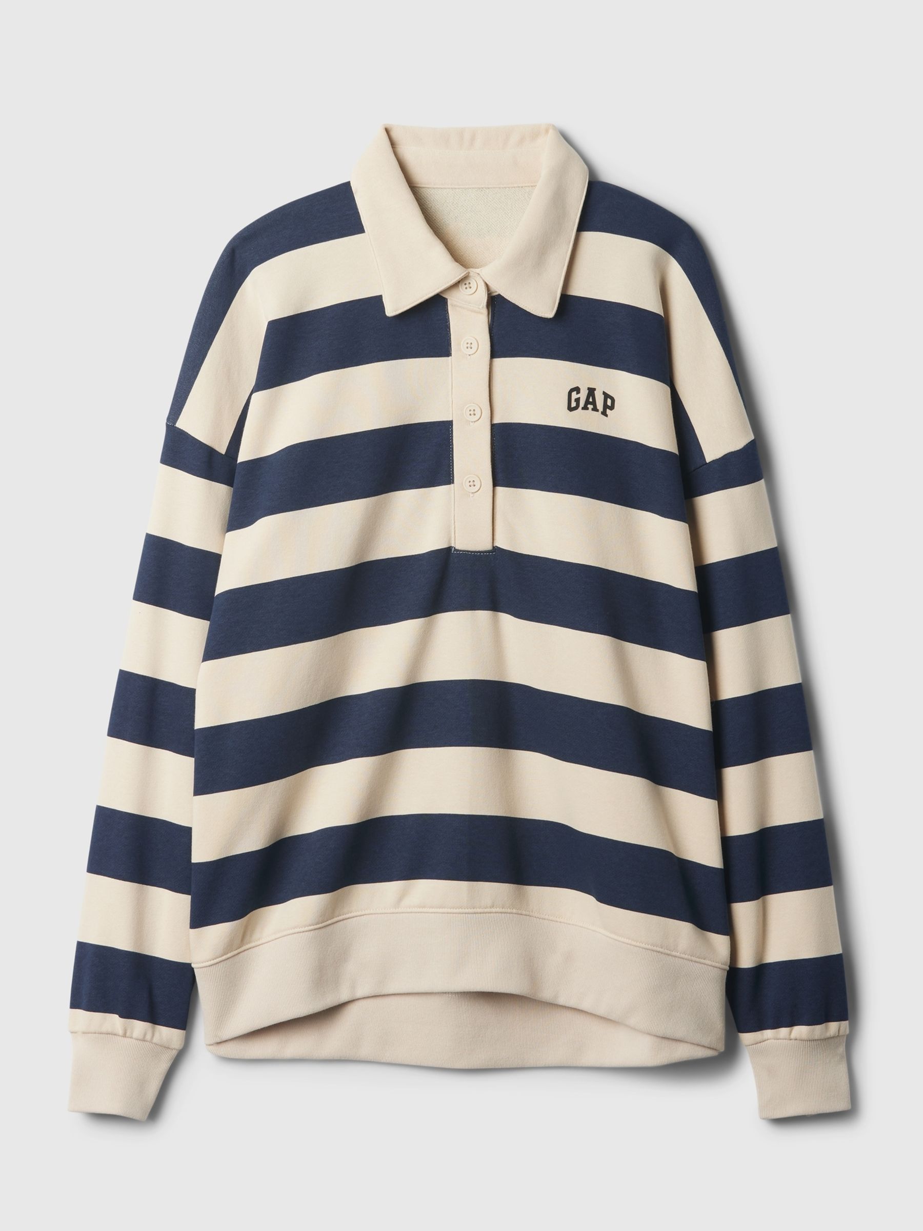 Blue Logo Polo Sweatshirt - Image 3 of 3