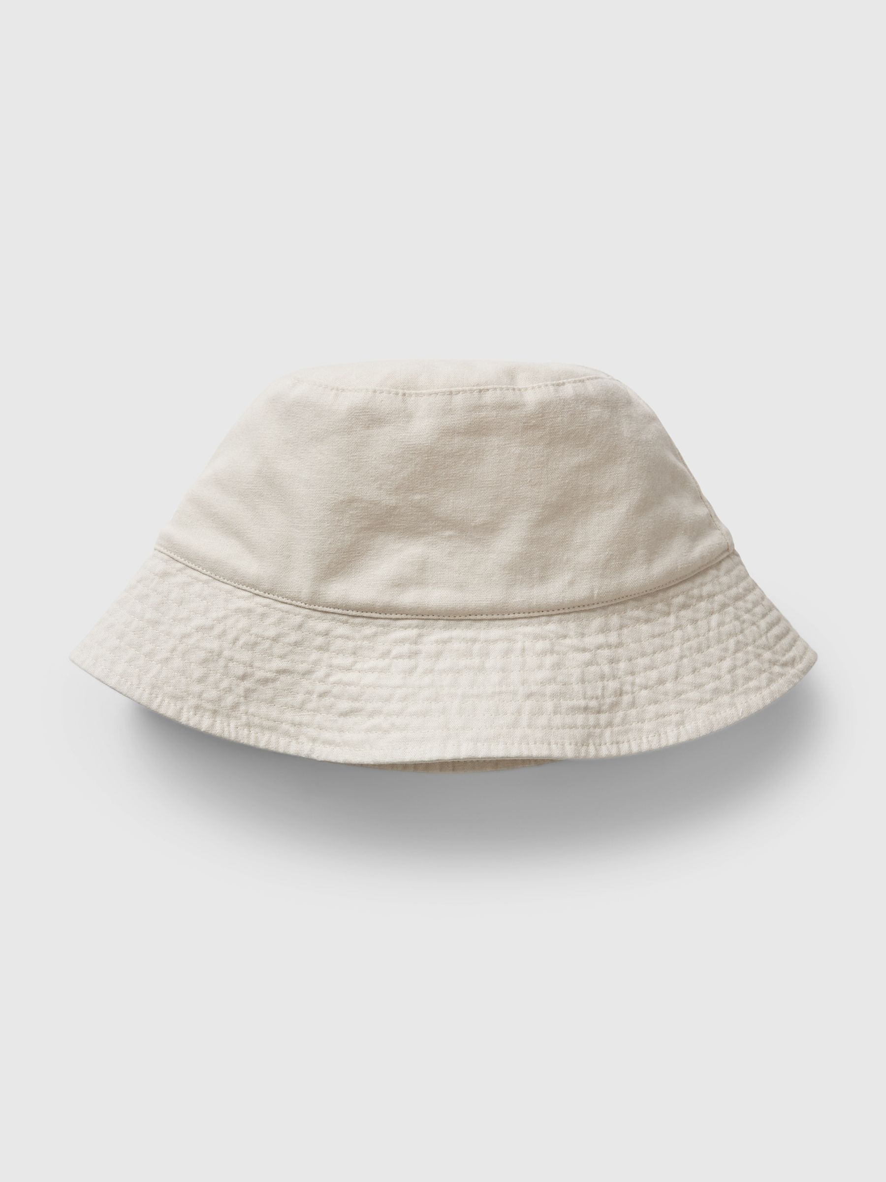 Neutral Adults Linen Blend Bucket Hat - Image 1 of 1