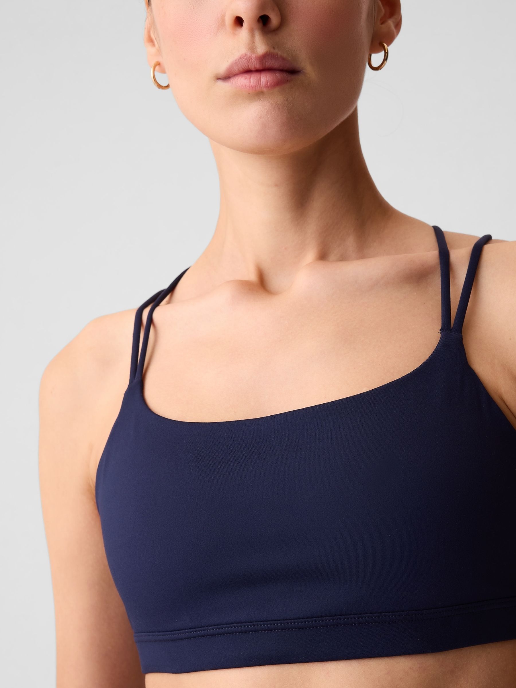 Blue Power Medium Impact Racerback Sports Bra - Image 3 of 3