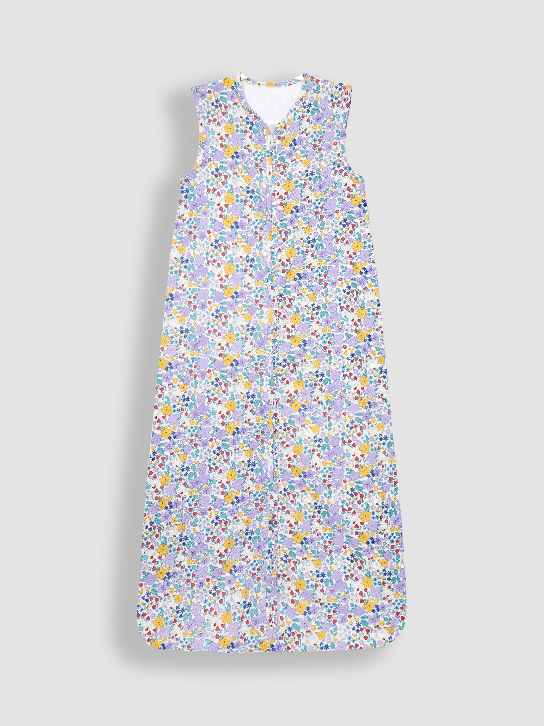 Lilac Floral 1 Tog Toddler Sheet Sleeping Bag - Image 1 of 2