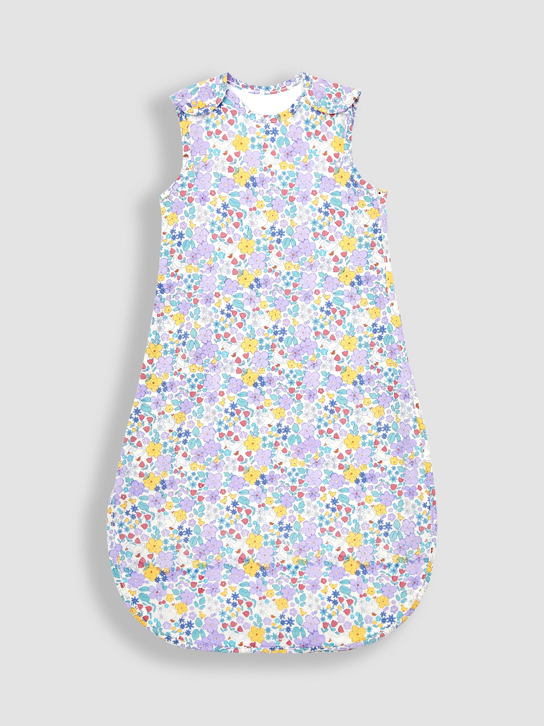 Lilac Floral 1 Tog Baby Sheet Sleeping Bag - Image 1 of 2