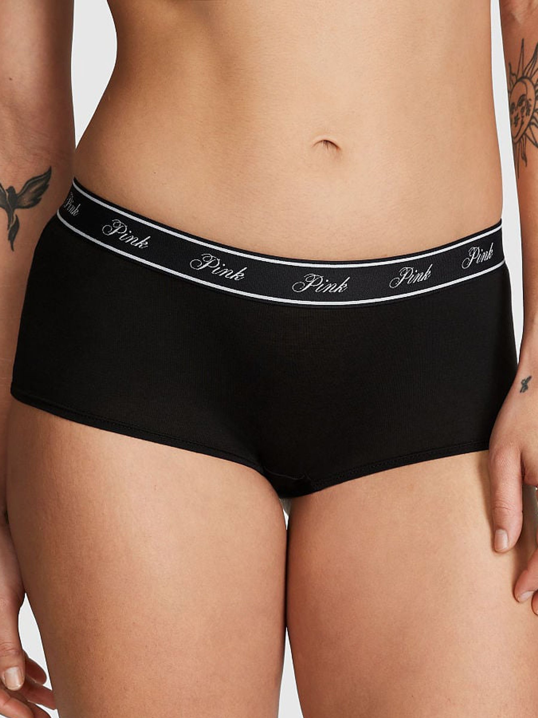 Black/White/Nude/Grey/Navy Blue Short 5 Pack Knickers - Image 2 of 4