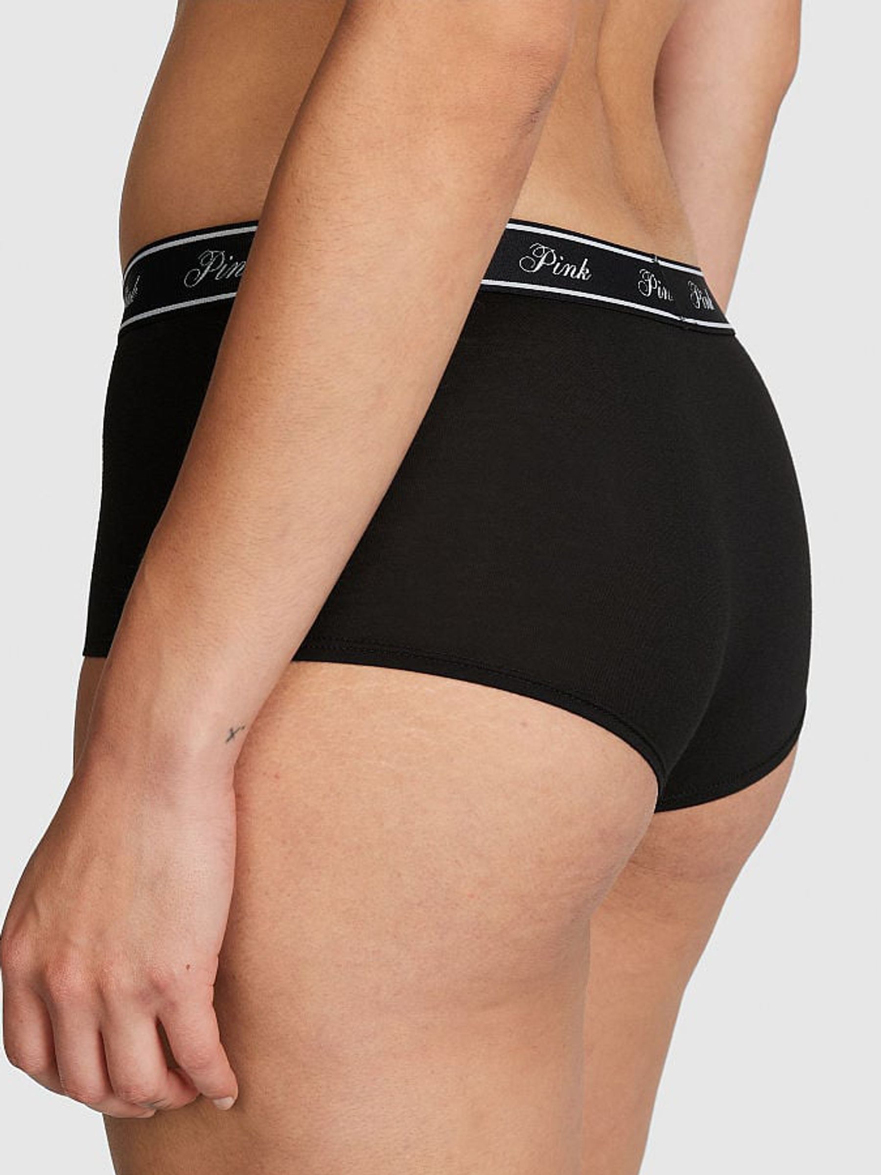 Black/White/Nude/Grey/Navy Blue Short 5 Pack Knickers - Image 3 of 4