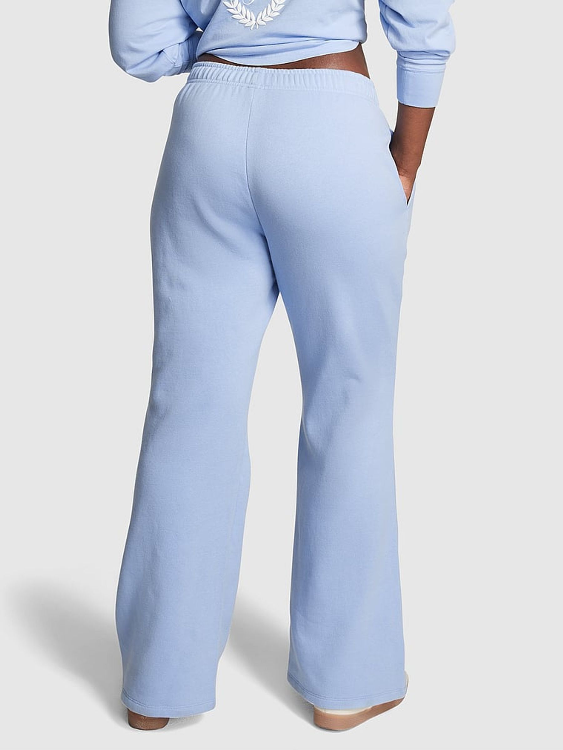 Harbor Blue Flared Joggers - Image 2 of 3
