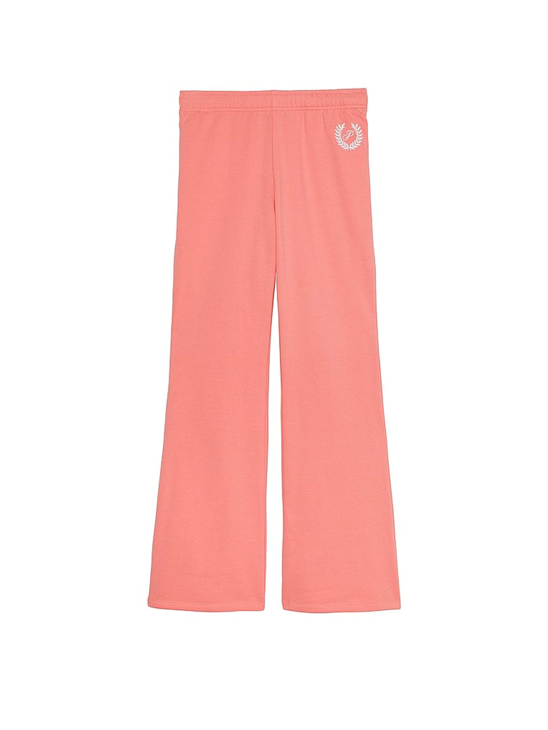 Passion Pink Flared Fleece Flare Jogger - Image 3 of 3