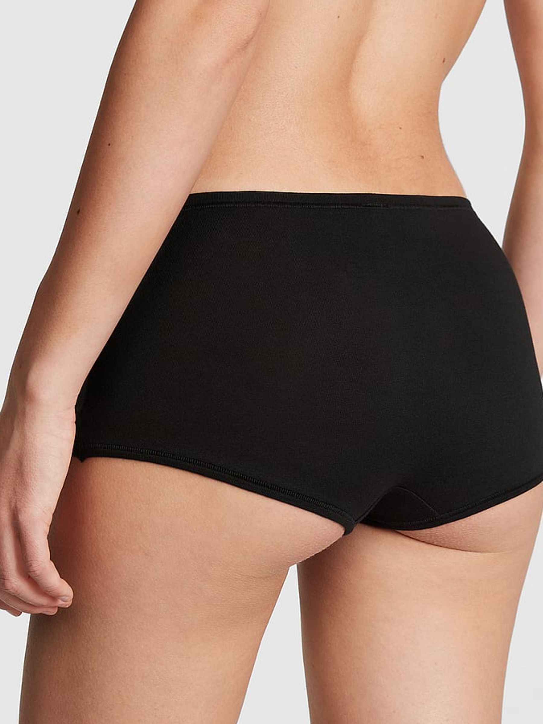 Black/Grey/White/Brown/Pink Short 5 Pack Knickers - Image 3 of 3