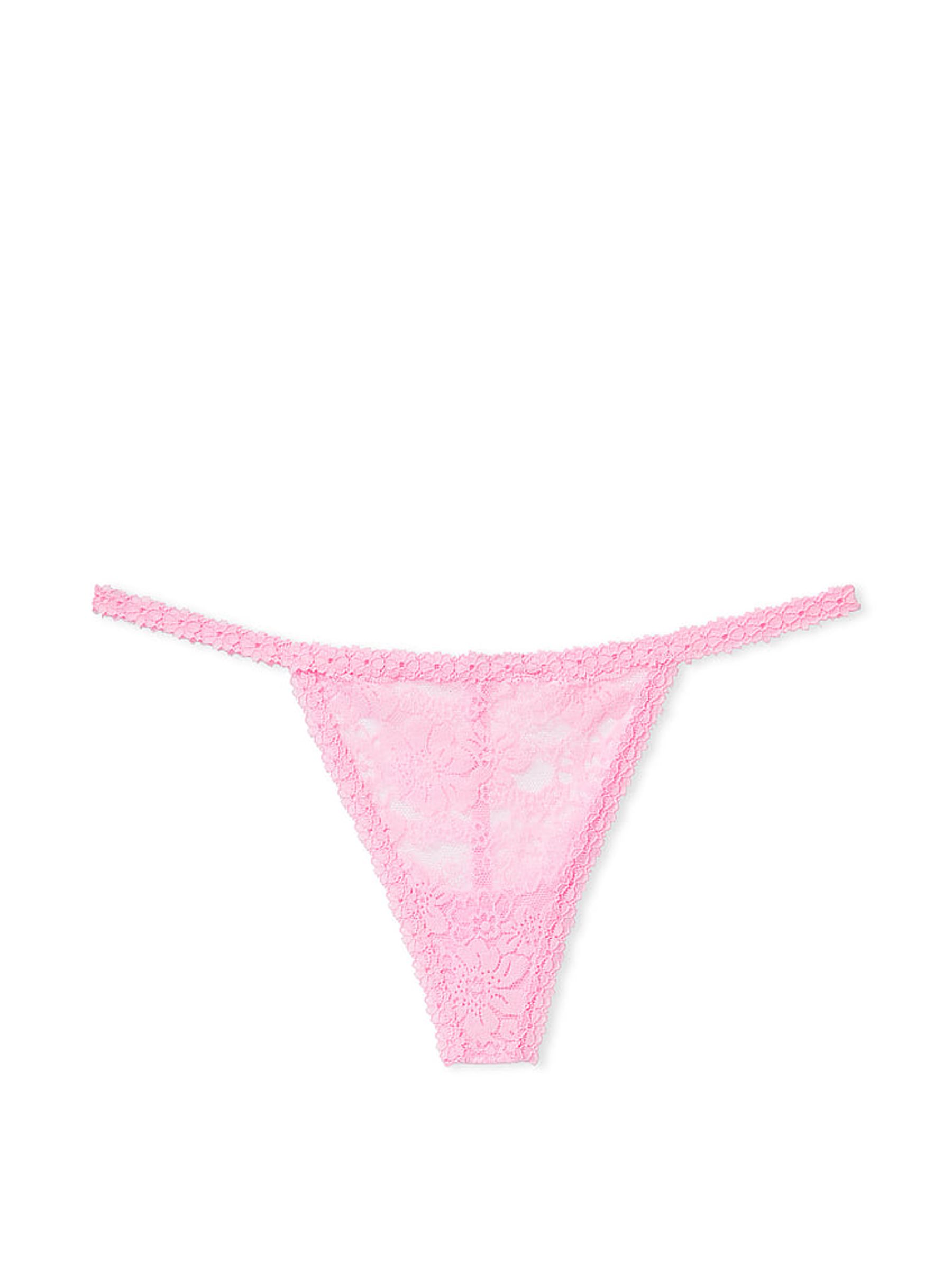 Pink Bubble G String Lace Knickers - Image 3 of 3