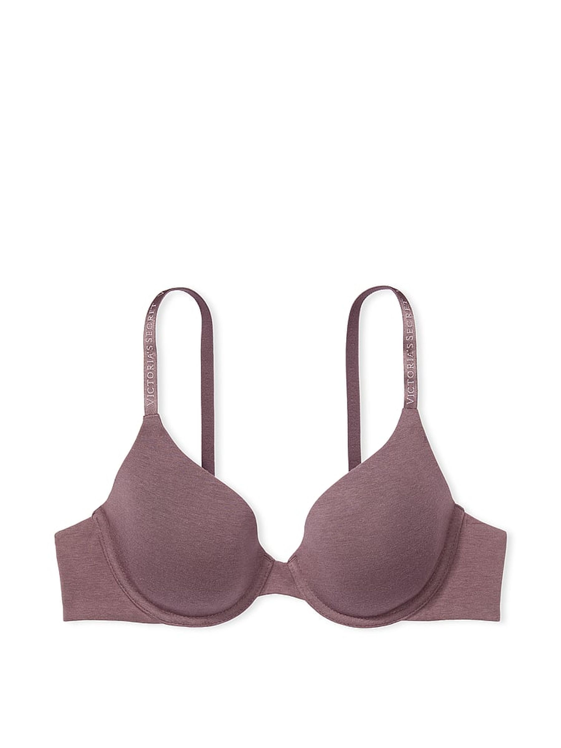 Cocoa Blush Purple Logo Strap Full Cup Lightly Lined Bra - Image 4 of 4 Cocoa Blush Purple Logo Strap Full Cup Lightly Lined Bra - Image 4 of 4