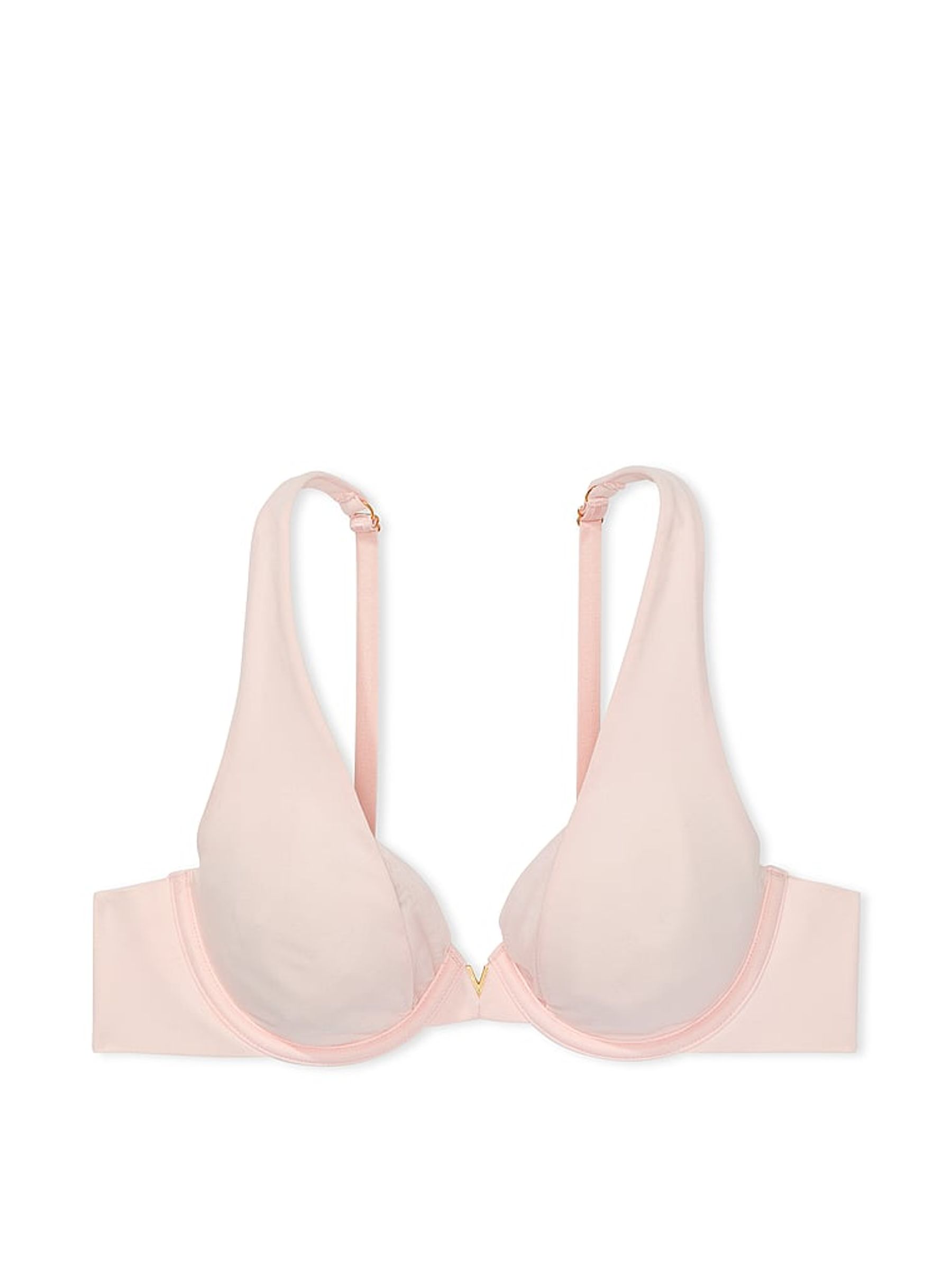 Purest Pink Mesh Unlined Full Coverage Bra - Image 3 of 3
