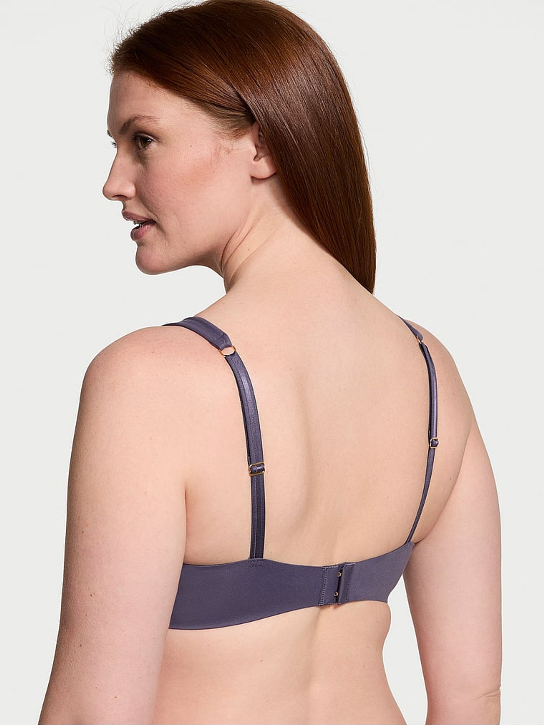 Bad Boy Grey Mesh Unlined Full Coverage Bra - Image 2 of 4
