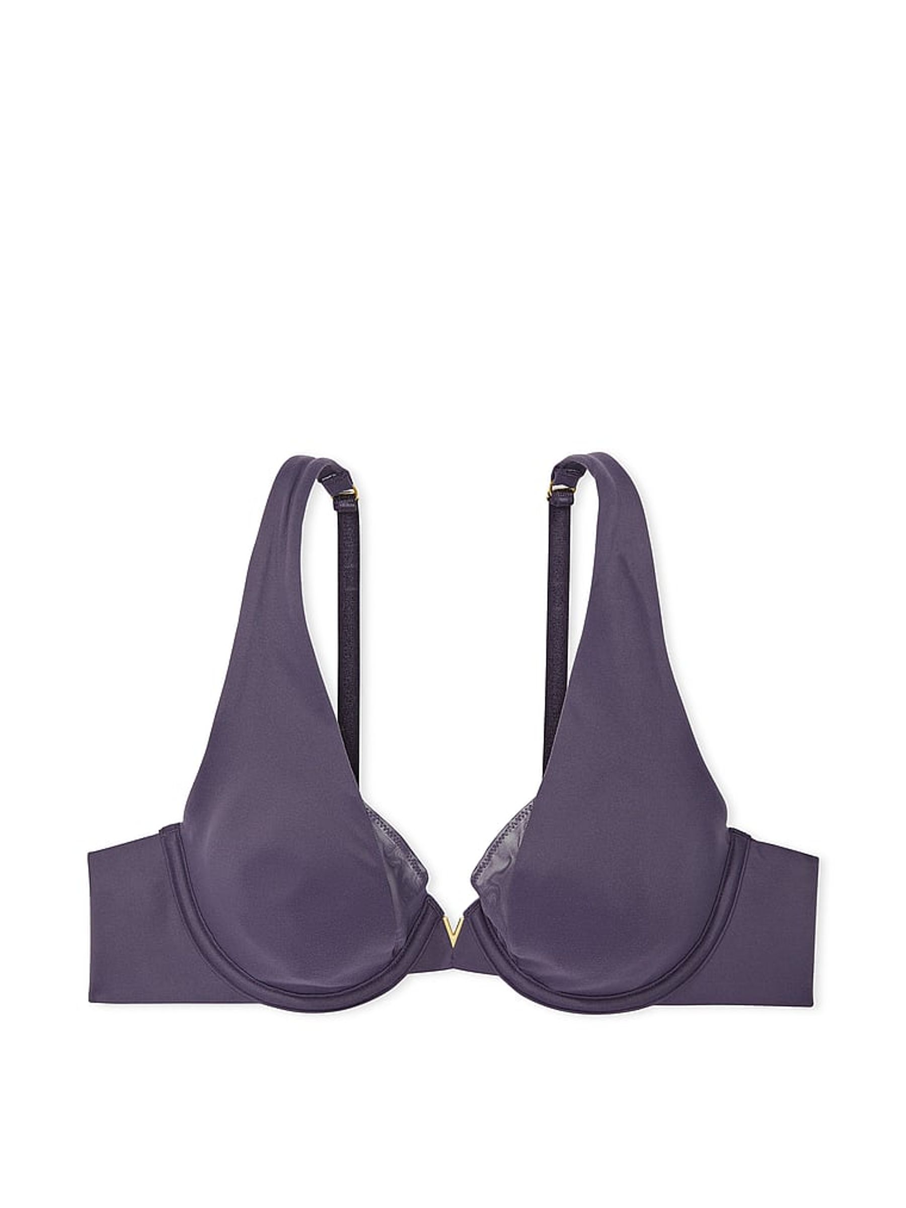 Bad Boy Grey Mesh Unlined Full Coverage Bra - Image 4 of 4