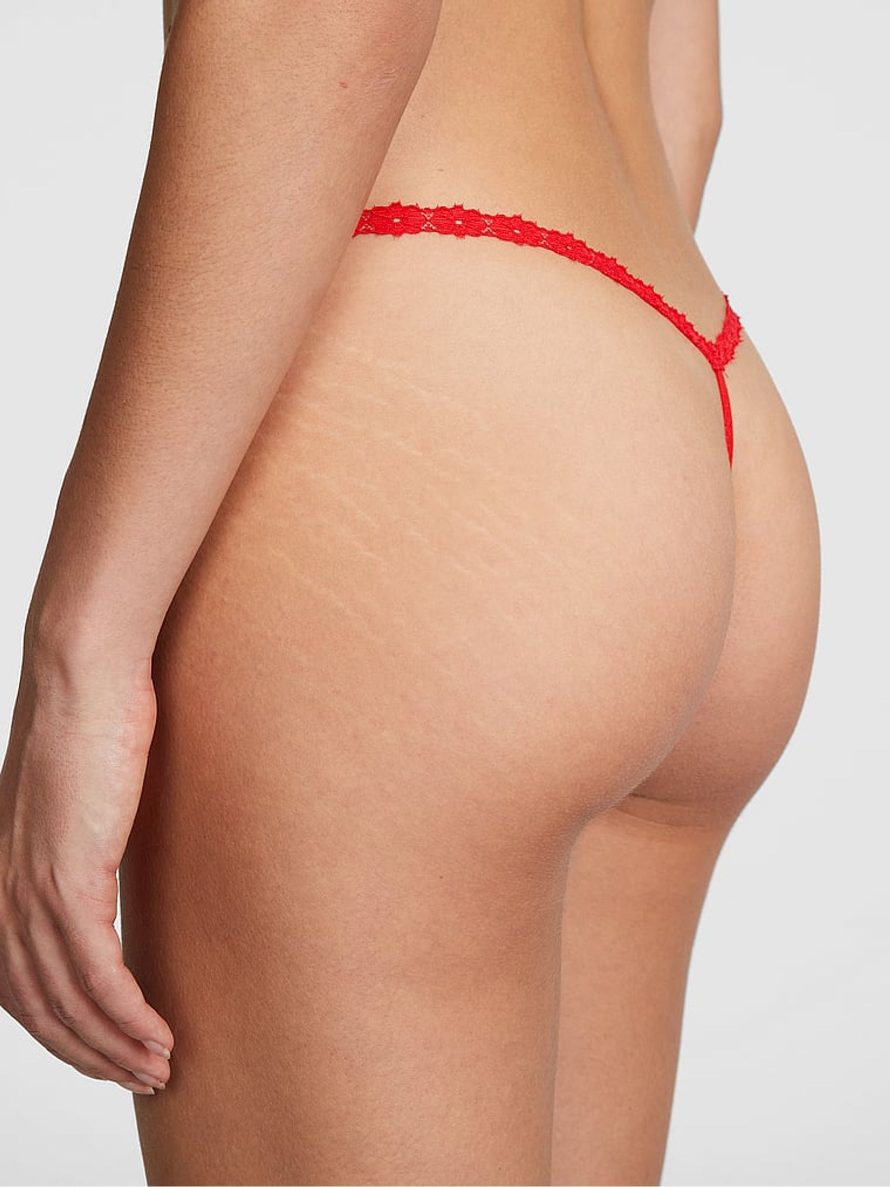 Red Pepper G String Lace Knickers - Image 2 of 3