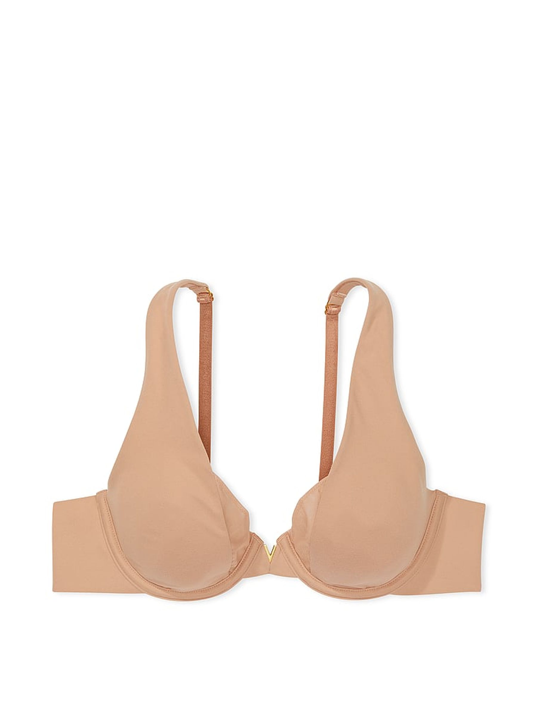 Praline Nude Mesh Unlined Full Coverage Bra - Image 4 of 4