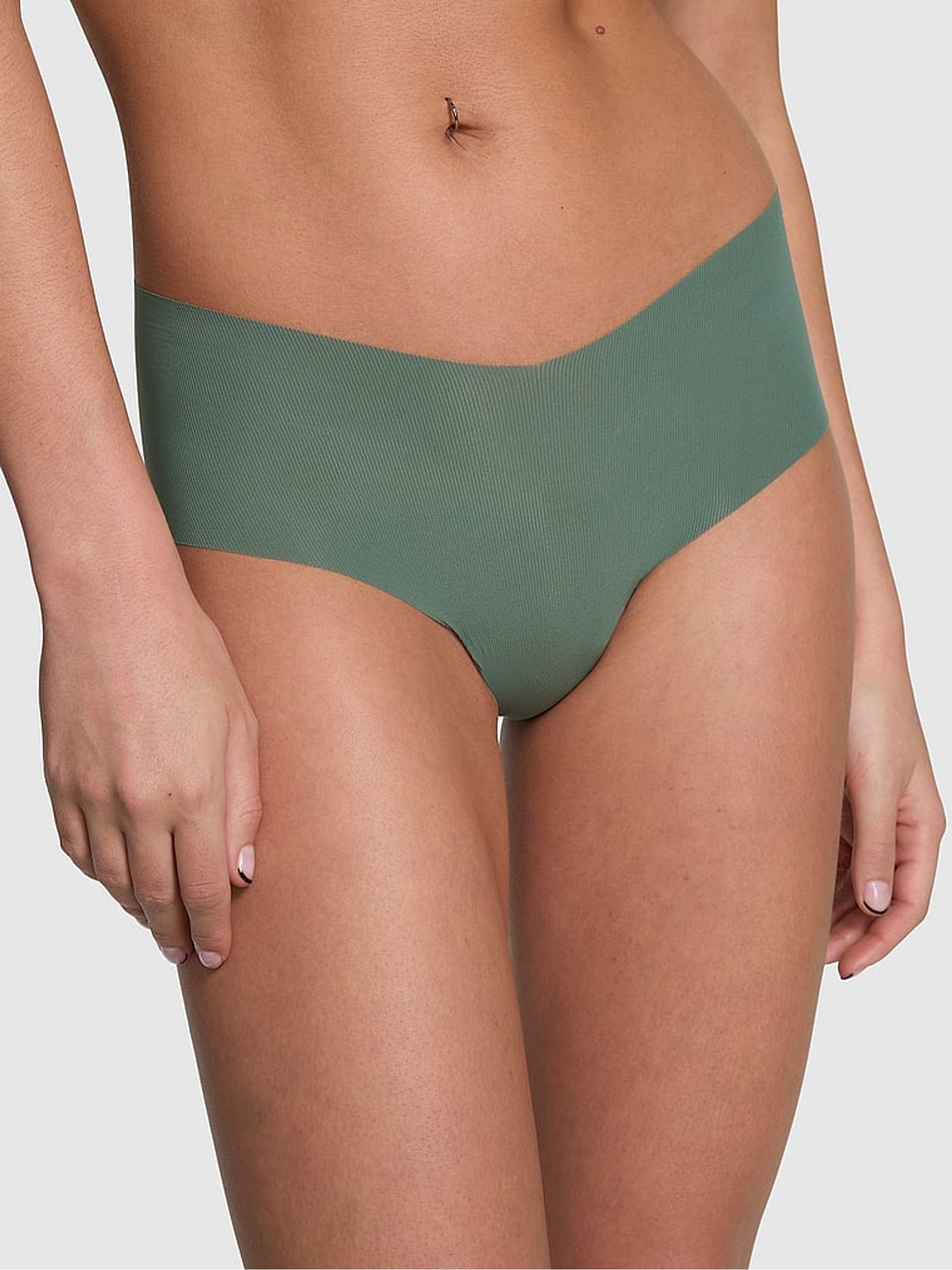 Fresh Forest Green Rib Cheeky Knickers - Image 1 of 4