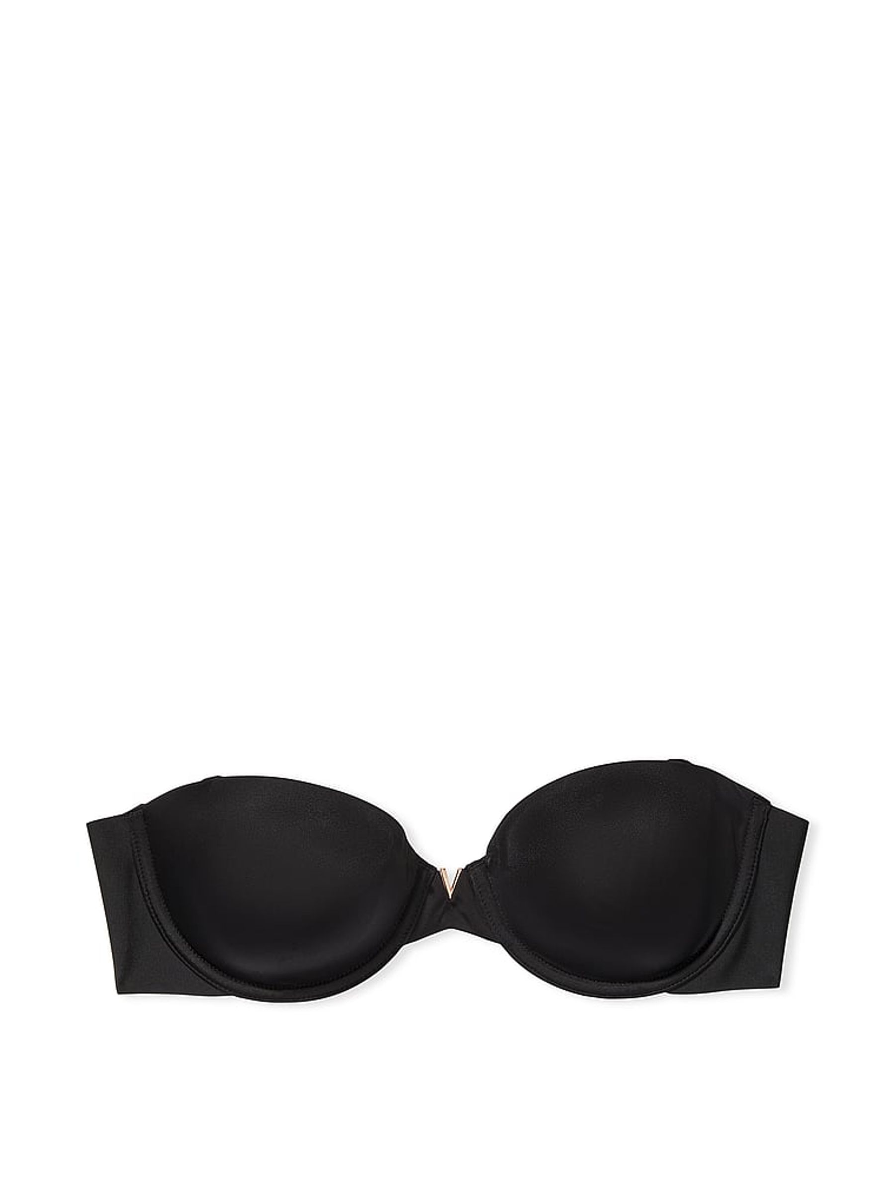 Black Strapless Lightly Lined Strapless Bra - Image 3 of 4