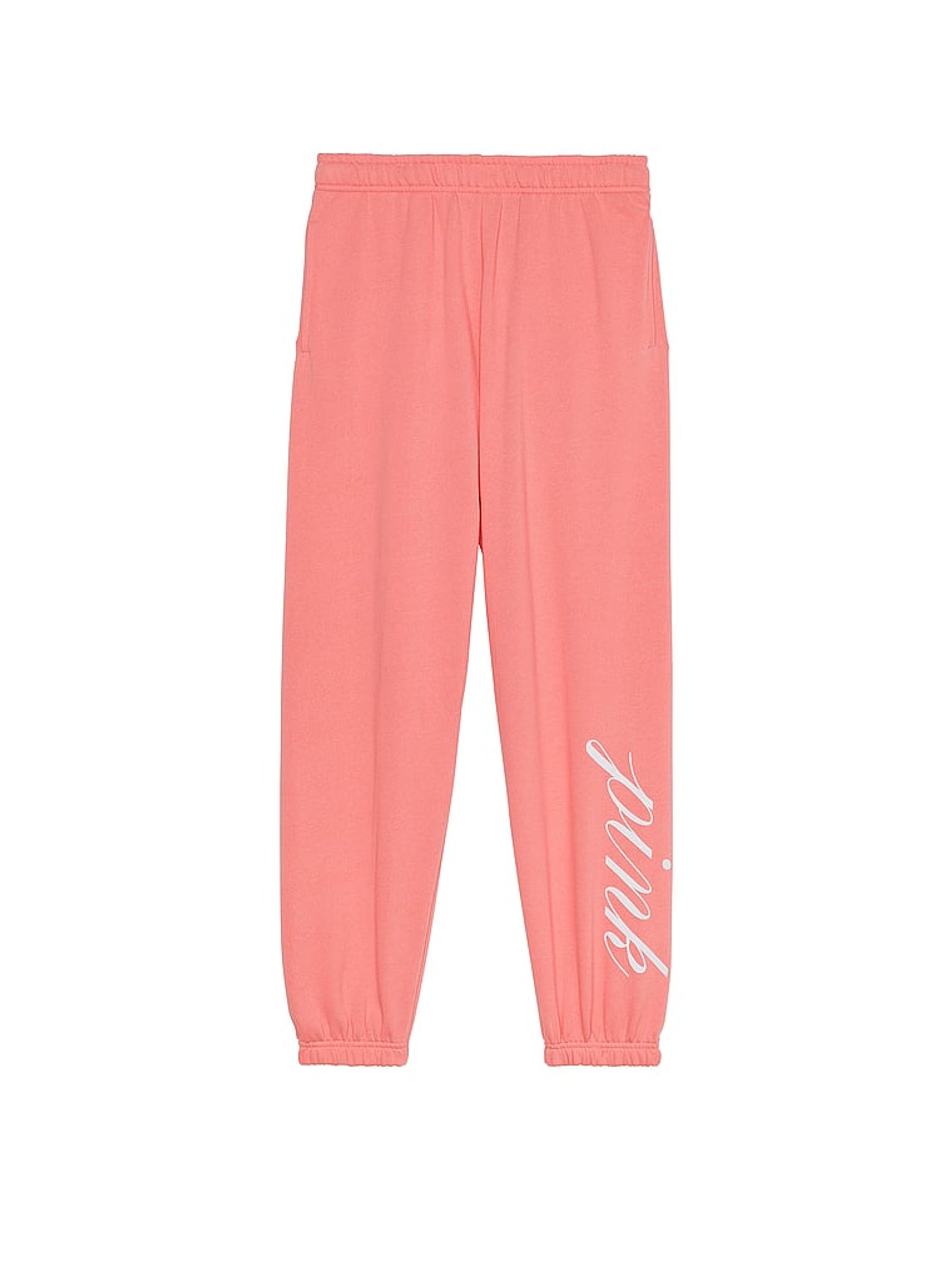 Passion Pink Fleece Joggers - Image 3 of 3