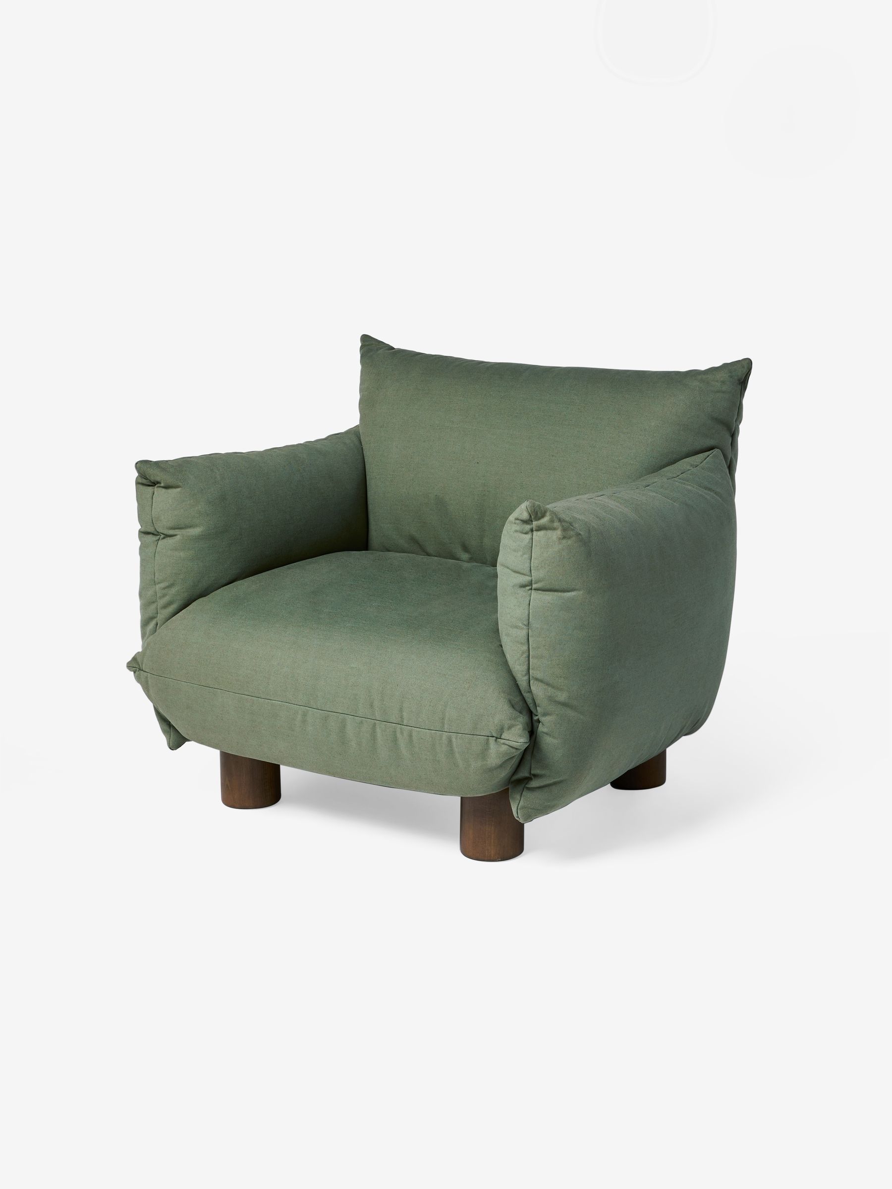 Jude Accent Chair in Olive Green - Image 4 of 5
