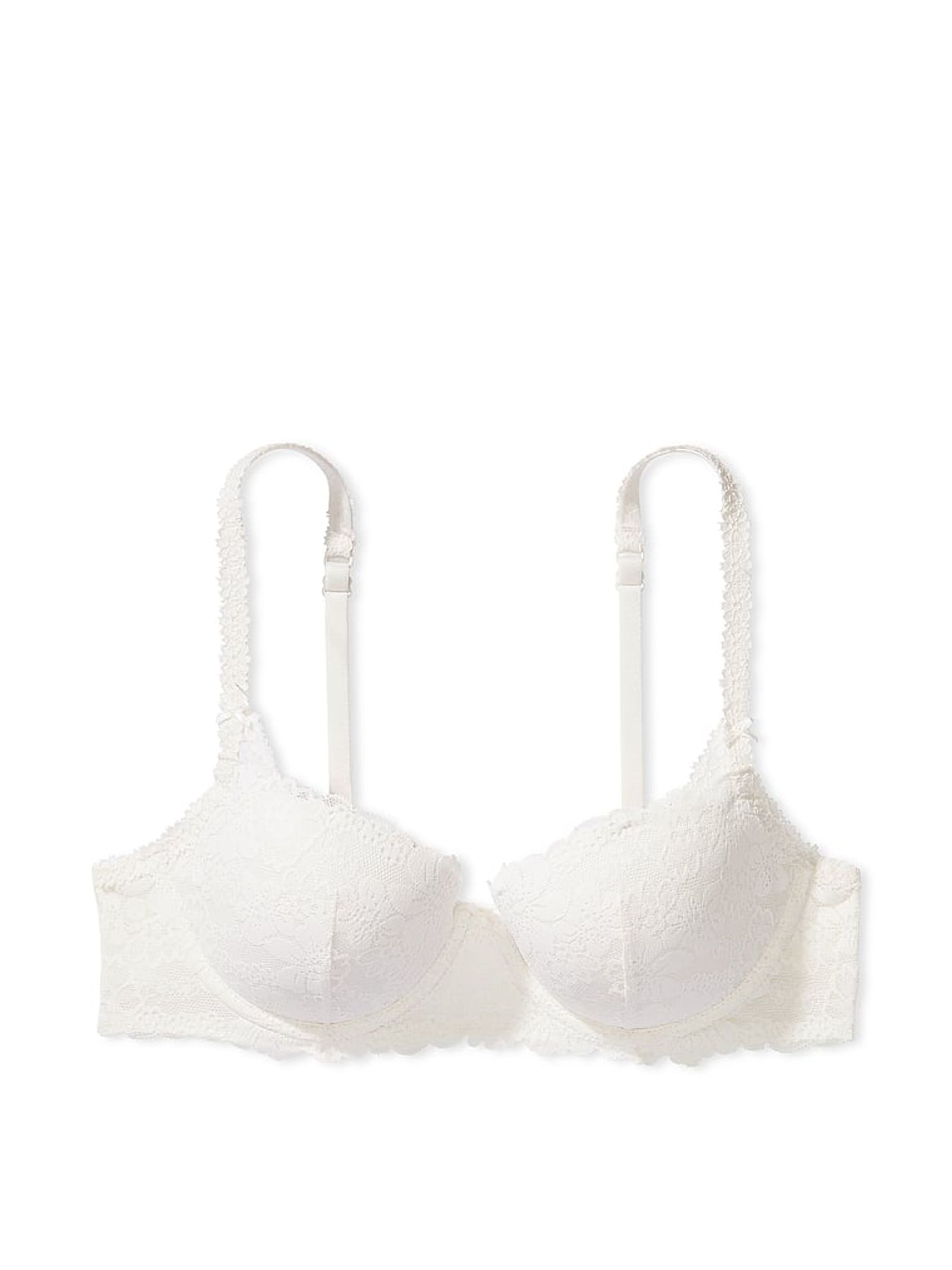 Coconut White Lace Lightly Lined Balcony Bra - Image 3 of 3