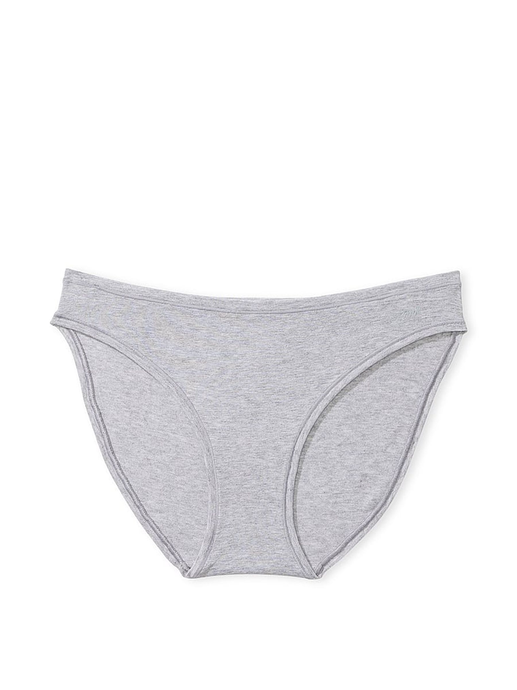 Medium Heather Grey Bikini Cotton Knickers - Image 3 of 3
