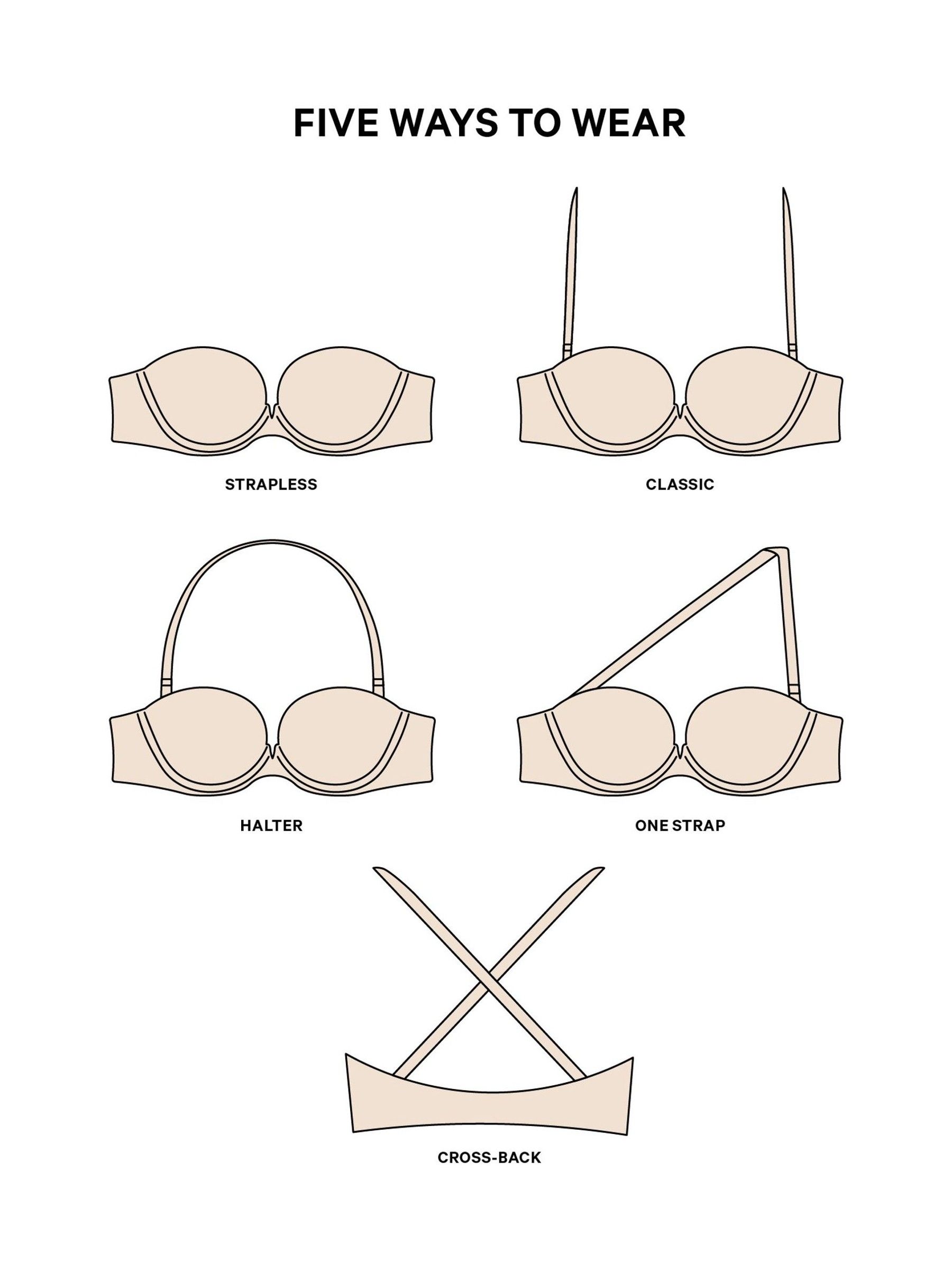 Marzipan Nude Lightly Lined Strapless Bra - Image 4 of 4
