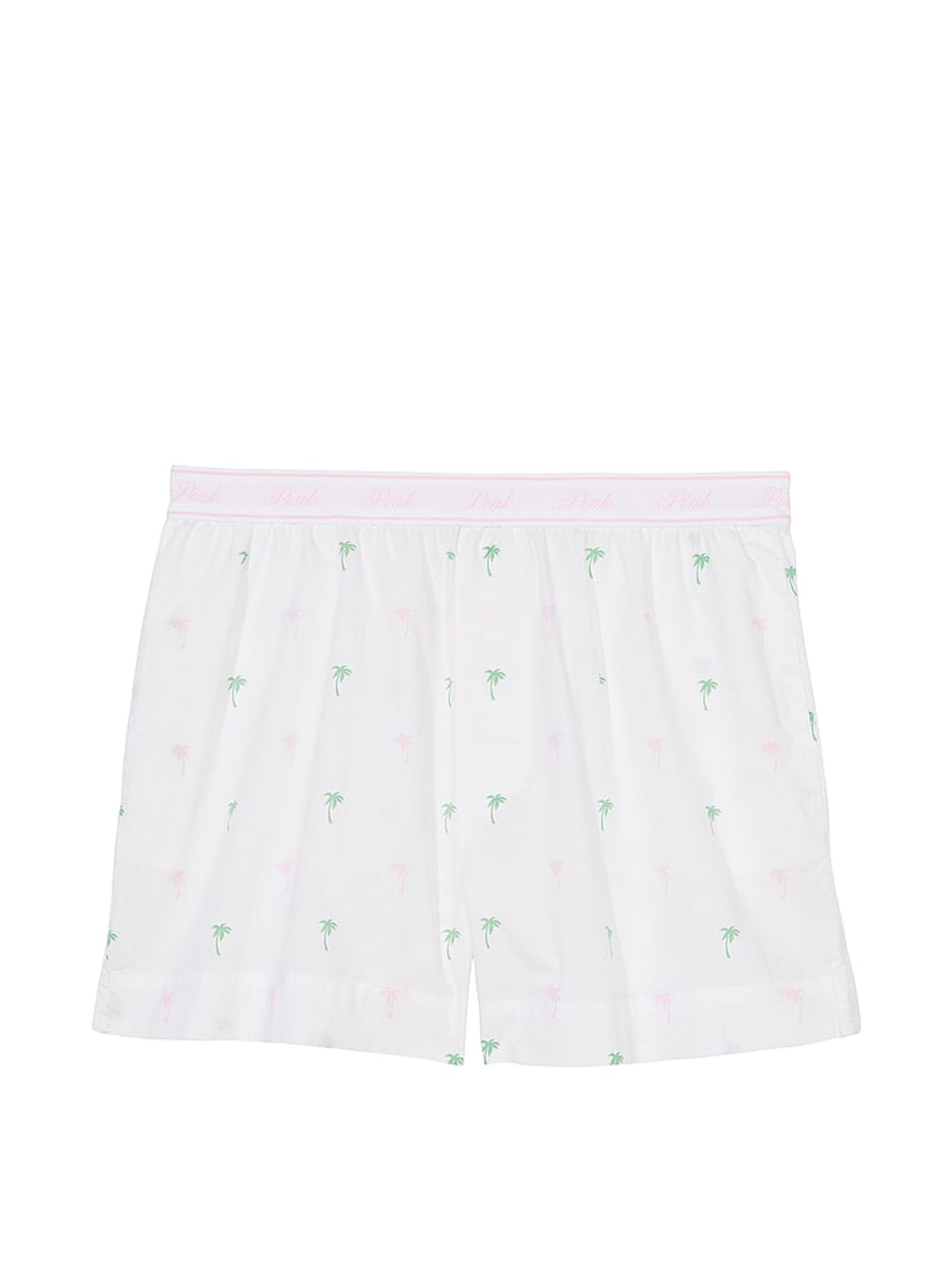 White Palms Cotton Pyjama Shorts - Image 3 of 3