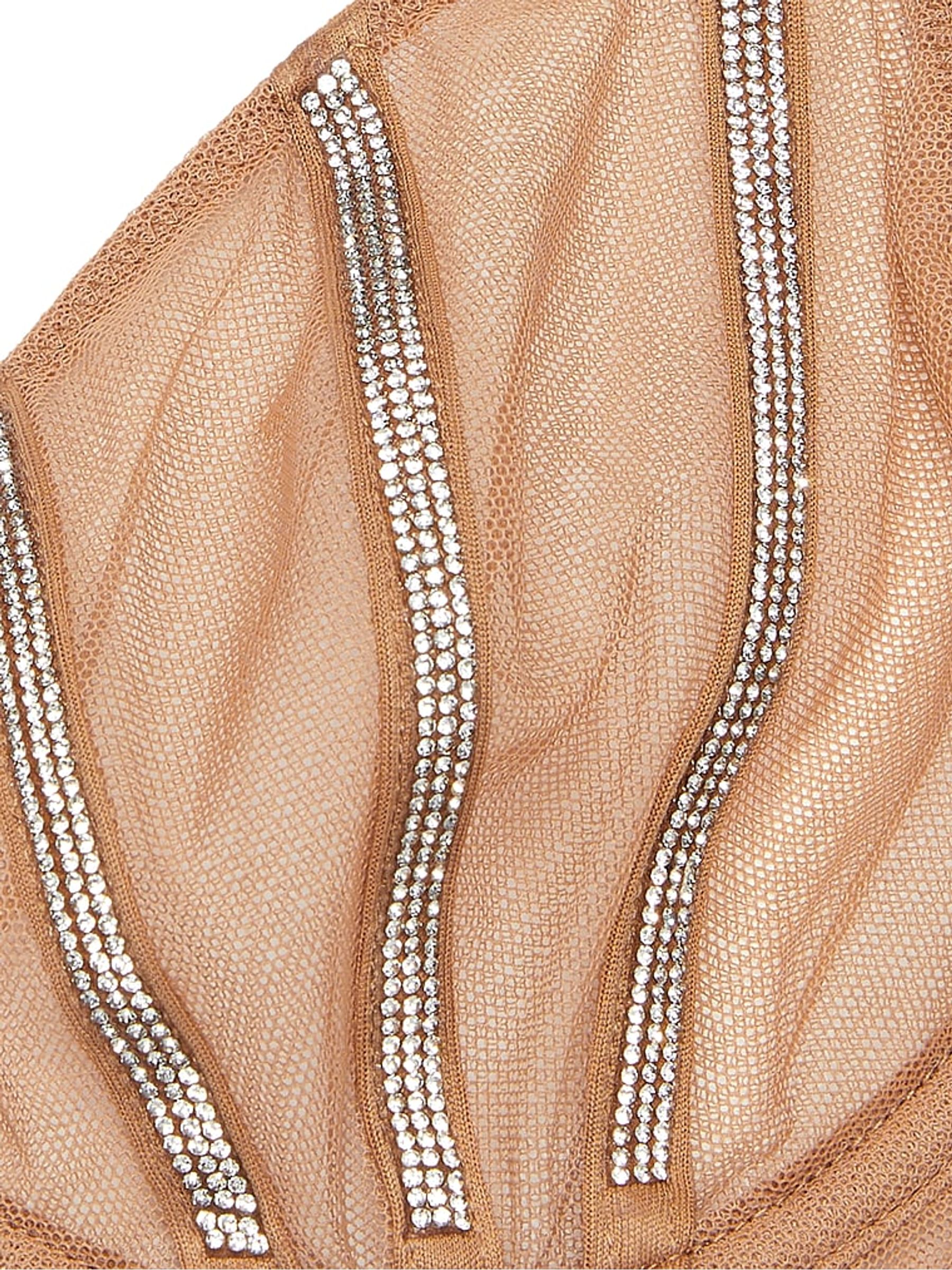 Toffee Nude Sheer Shine Low Cut Demi Bra - Image 4 of 4