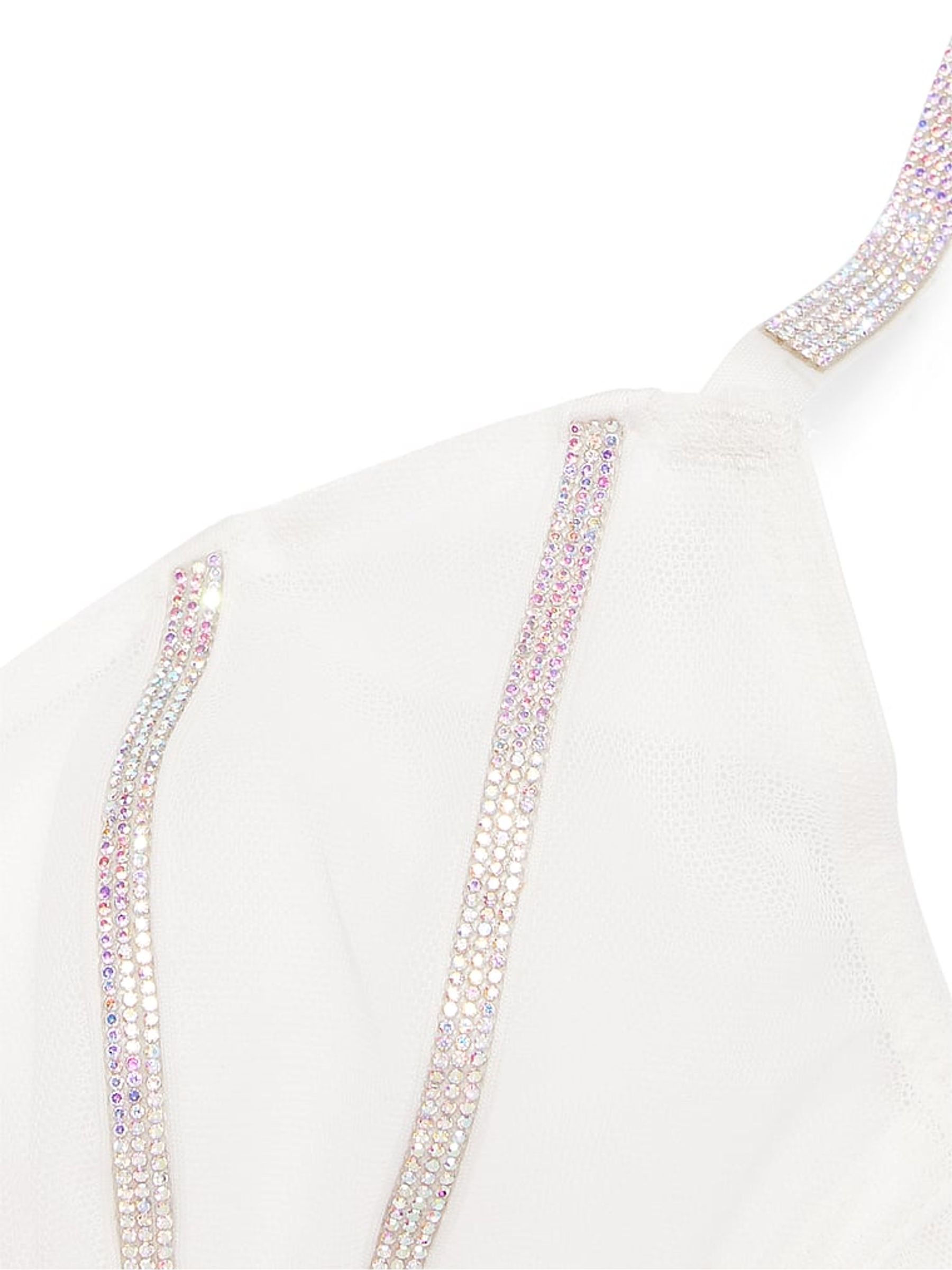Coconut White Sheer Shine Low Cut Demi Bra - Image 3 of 3
