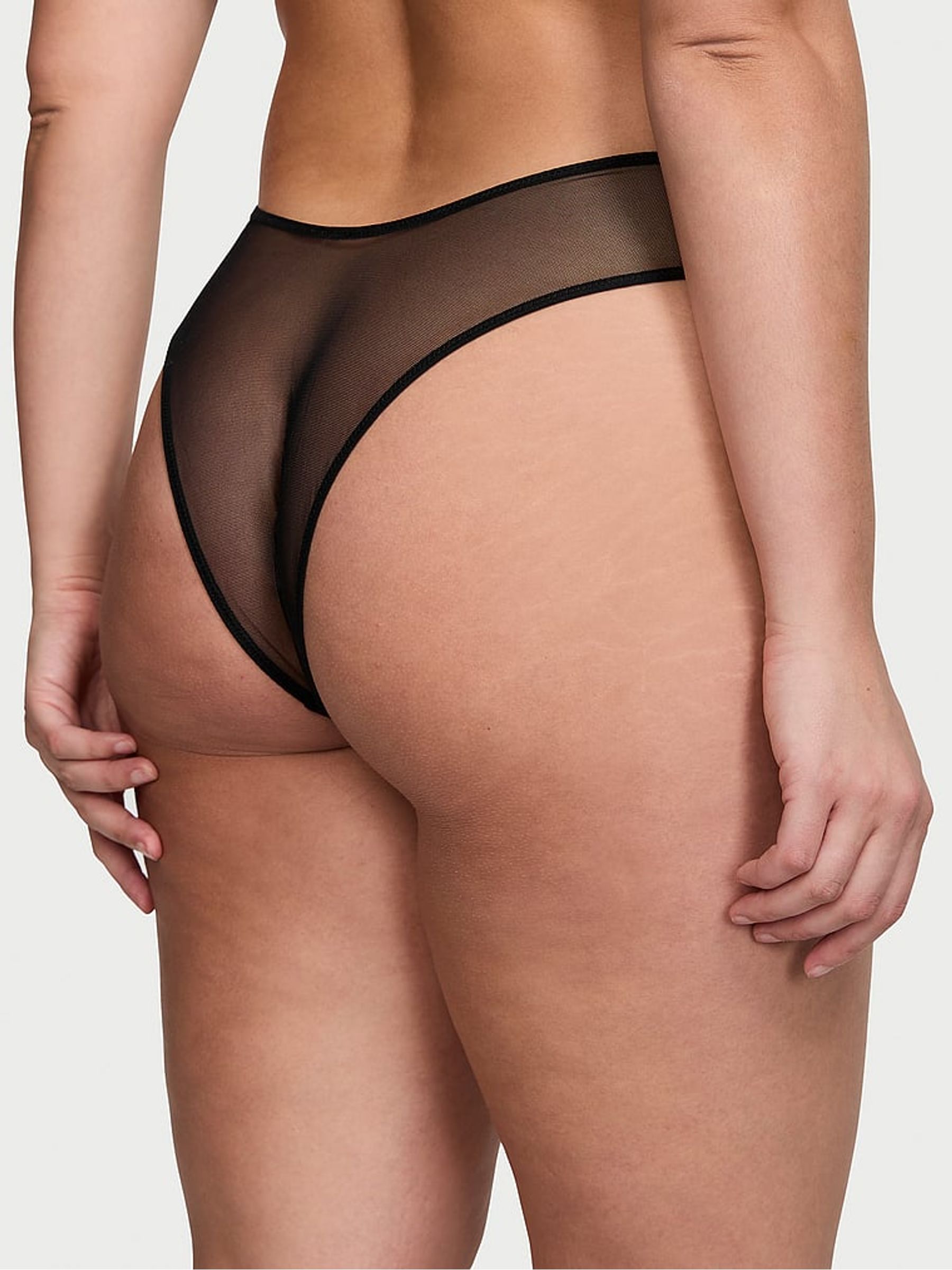 Black Brazilian Embroidered Knickers - Image 2 of 3