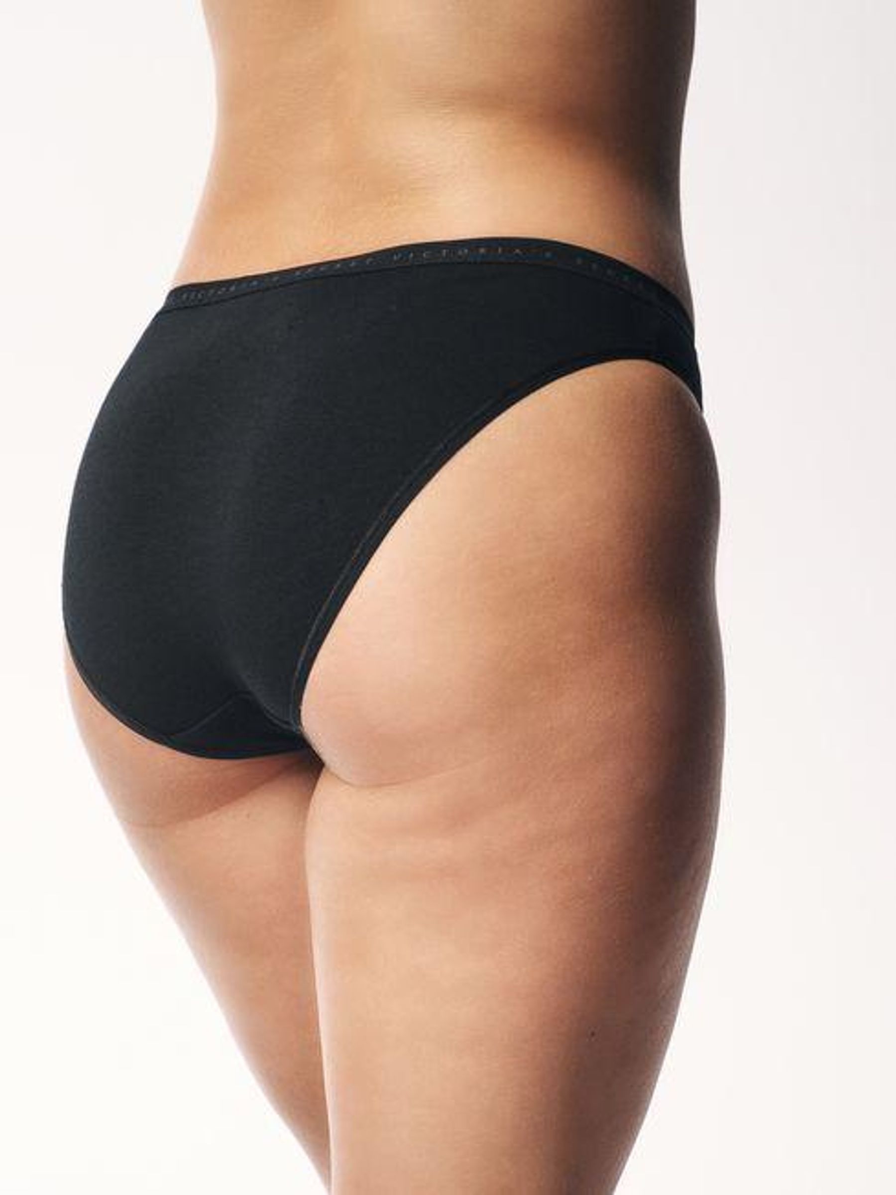 Black/White/Nude Bikini Logo 4 Pack Knickers - Image 3 of 3