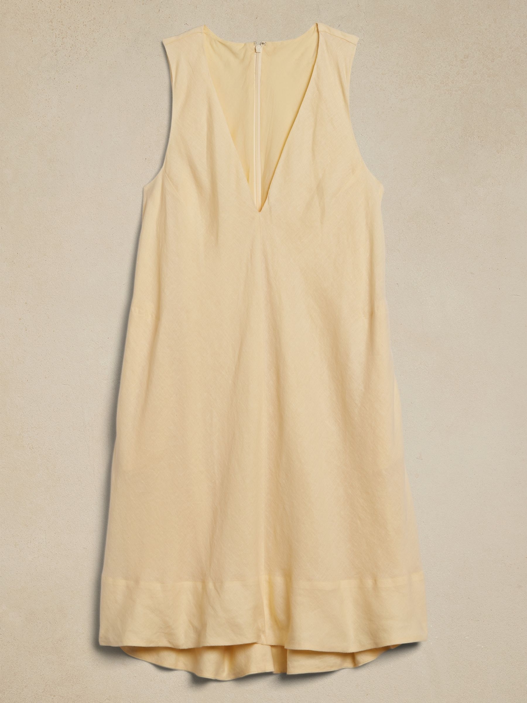 Banana Republic Yellow Ava Linen Mini Dress - Image 5 of 5